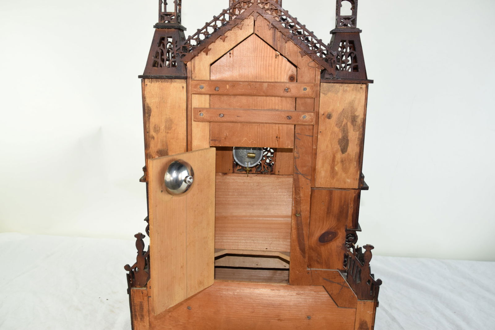 Exceptional Tramp Art Clock - 6