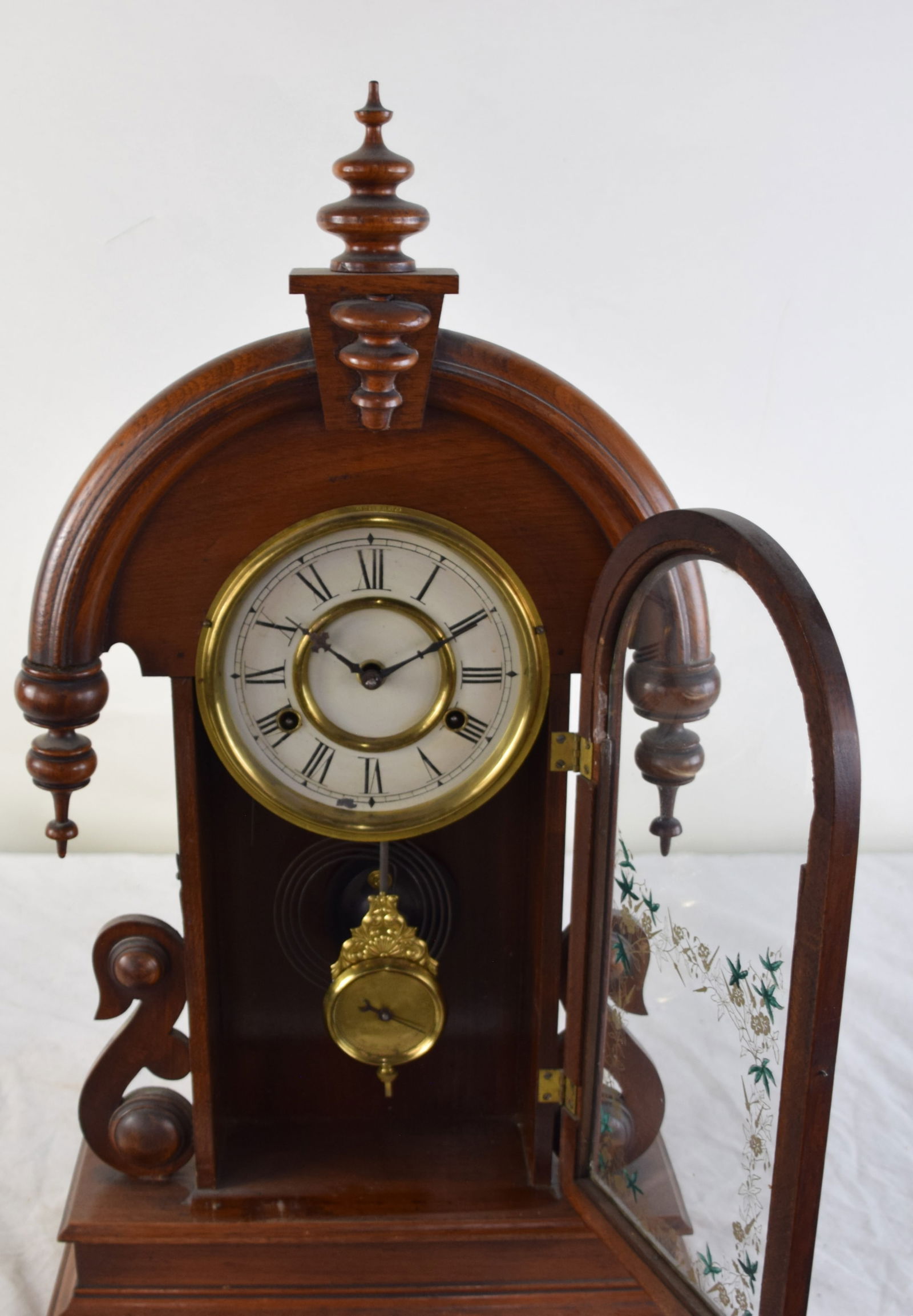 Walnut Shelf Clock - 3
