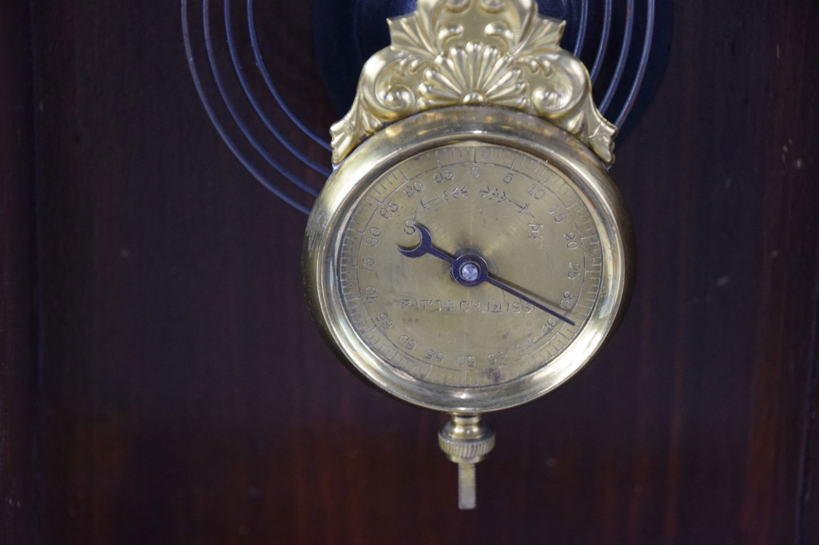 Walnut Shelf Clock - 4