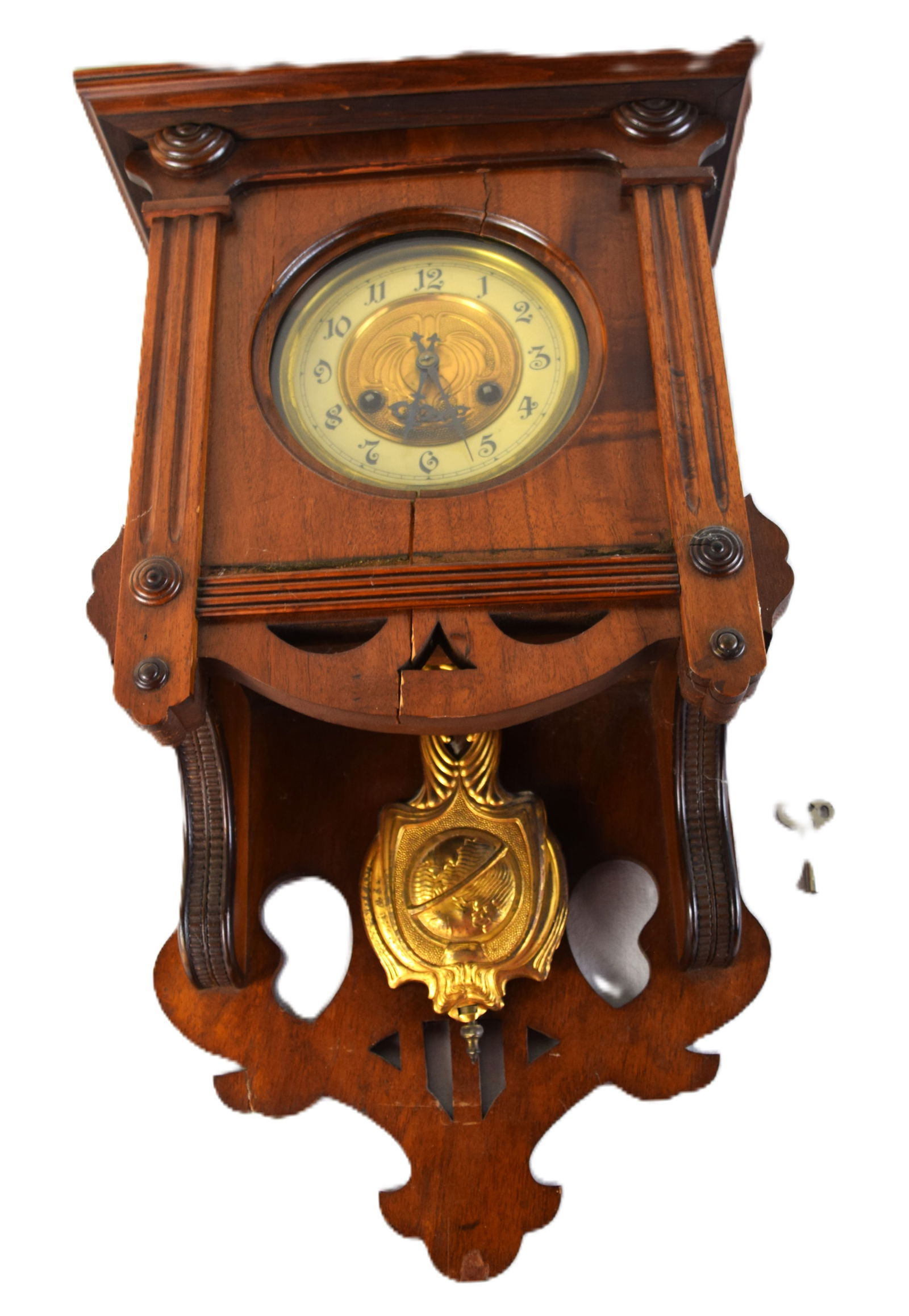 19th Century Hanging Clock (1 of 5)
