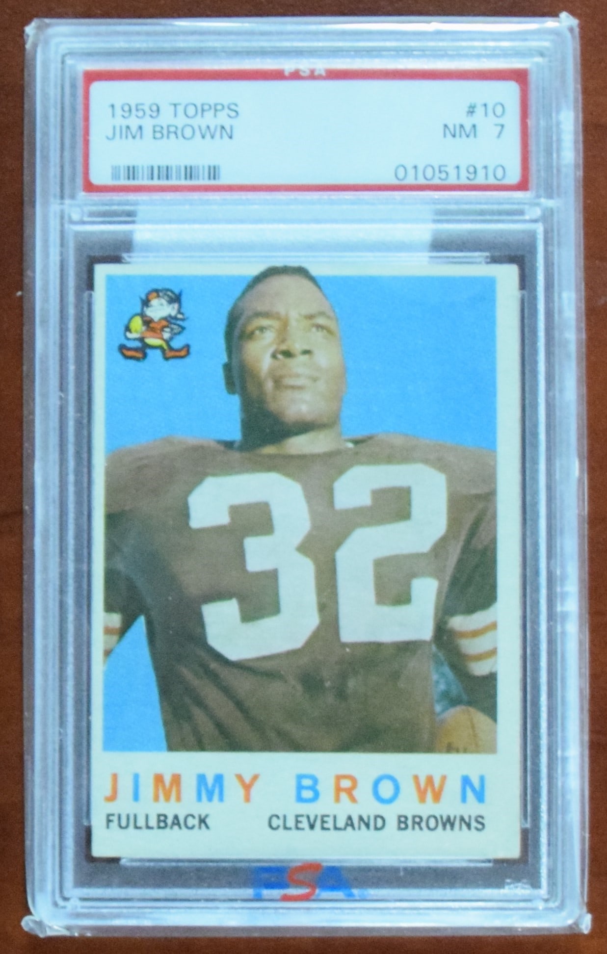 1959 Topps Jim Brown Football Card (1 of 2)