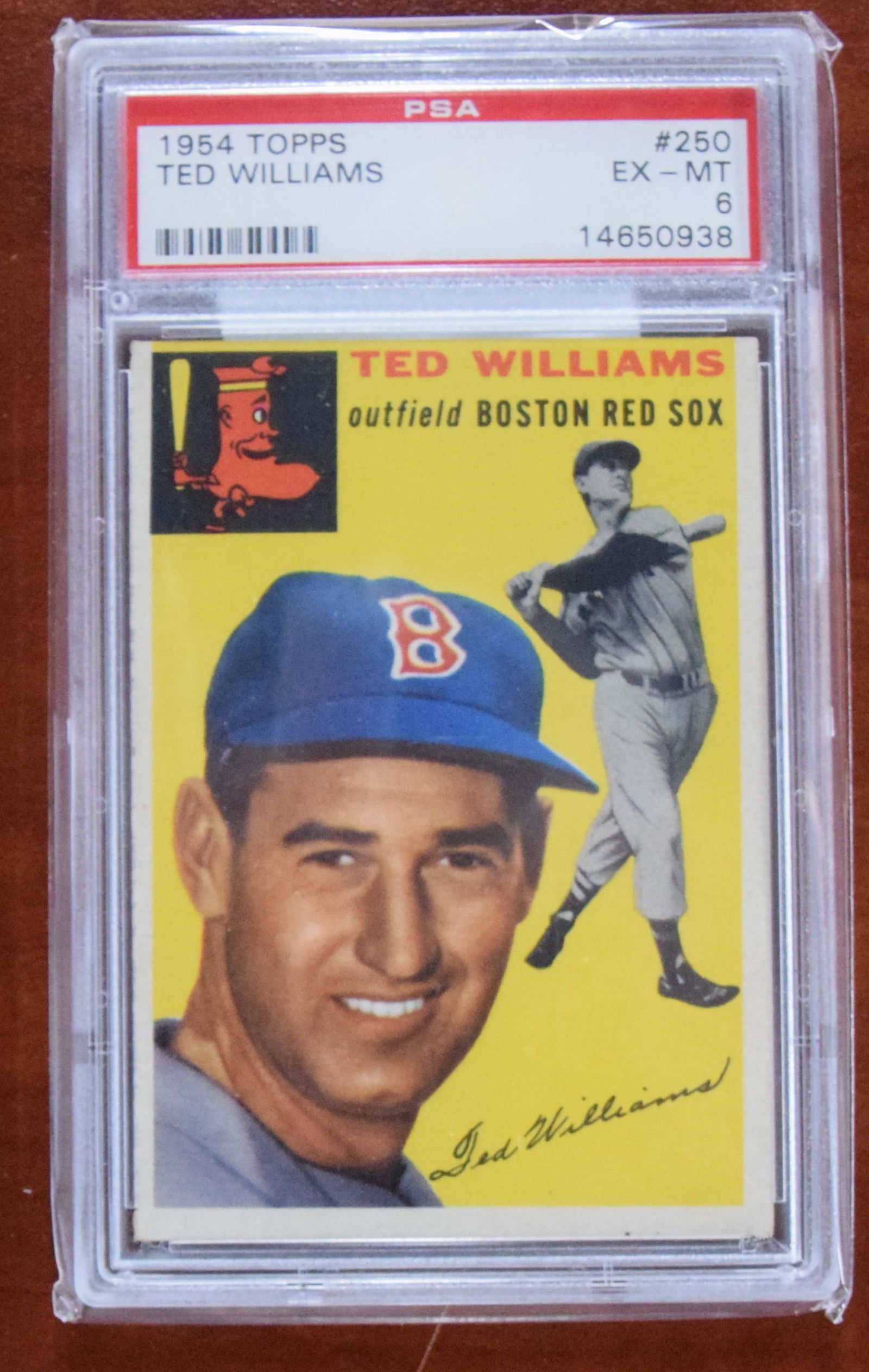 1954 Topps Ted Williams Baseball Card (1 of 2)