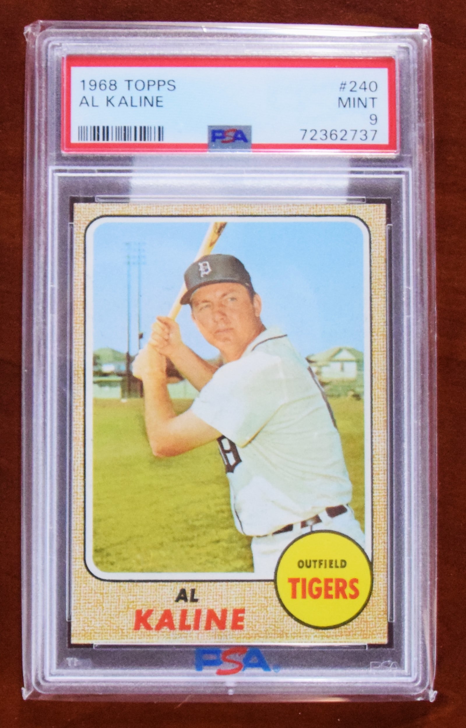 1968 Topps Al Kaline Baseball Card (1 of 2)
