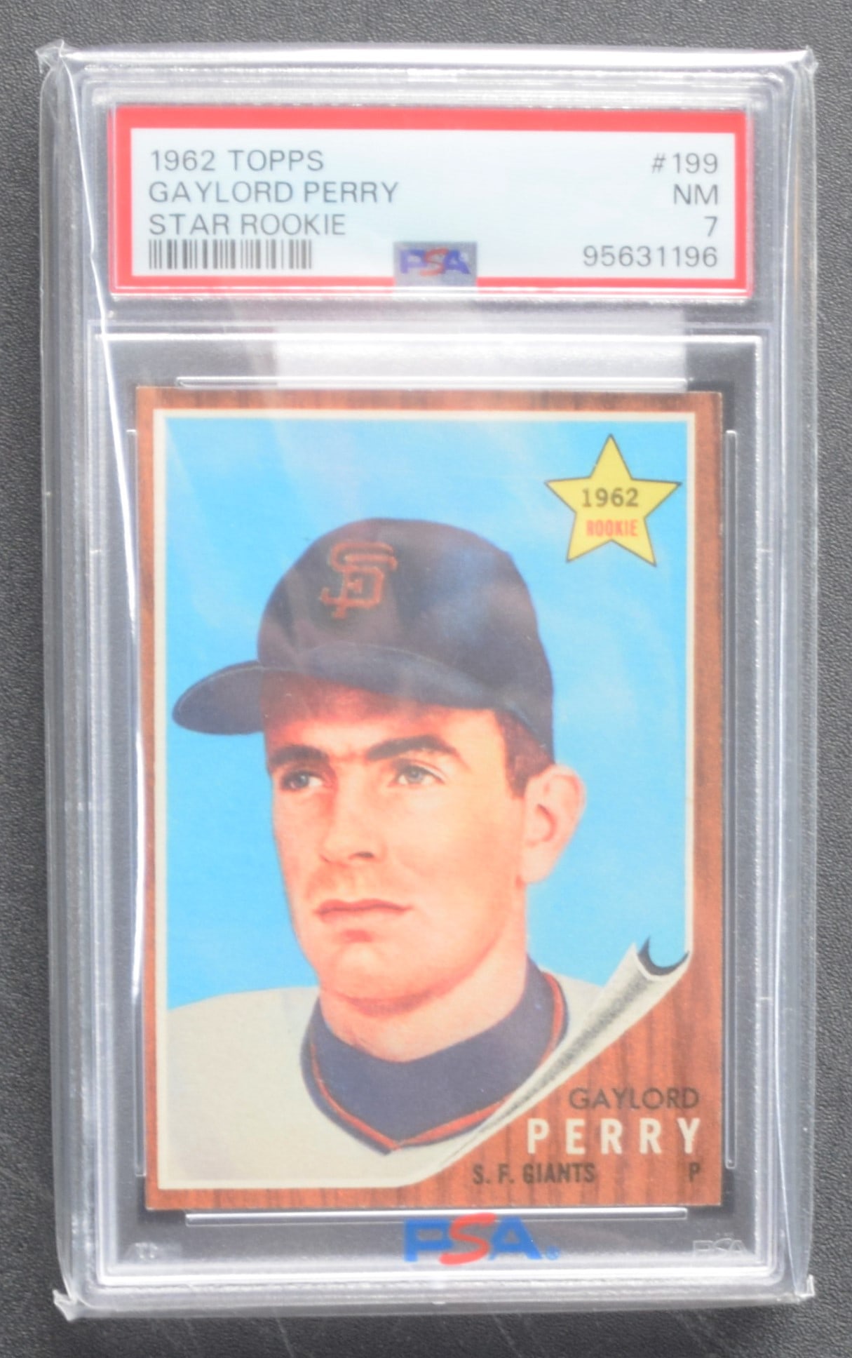 1962 Topps Gaylord Perry Baseball Card (1 of 2)