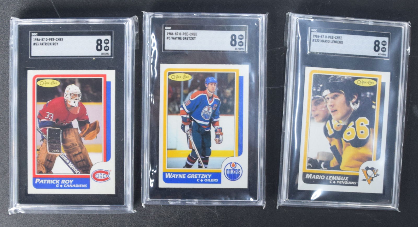 1986 Hockey Greats-Roy, Gretzky, Lemieux (1 of 2)