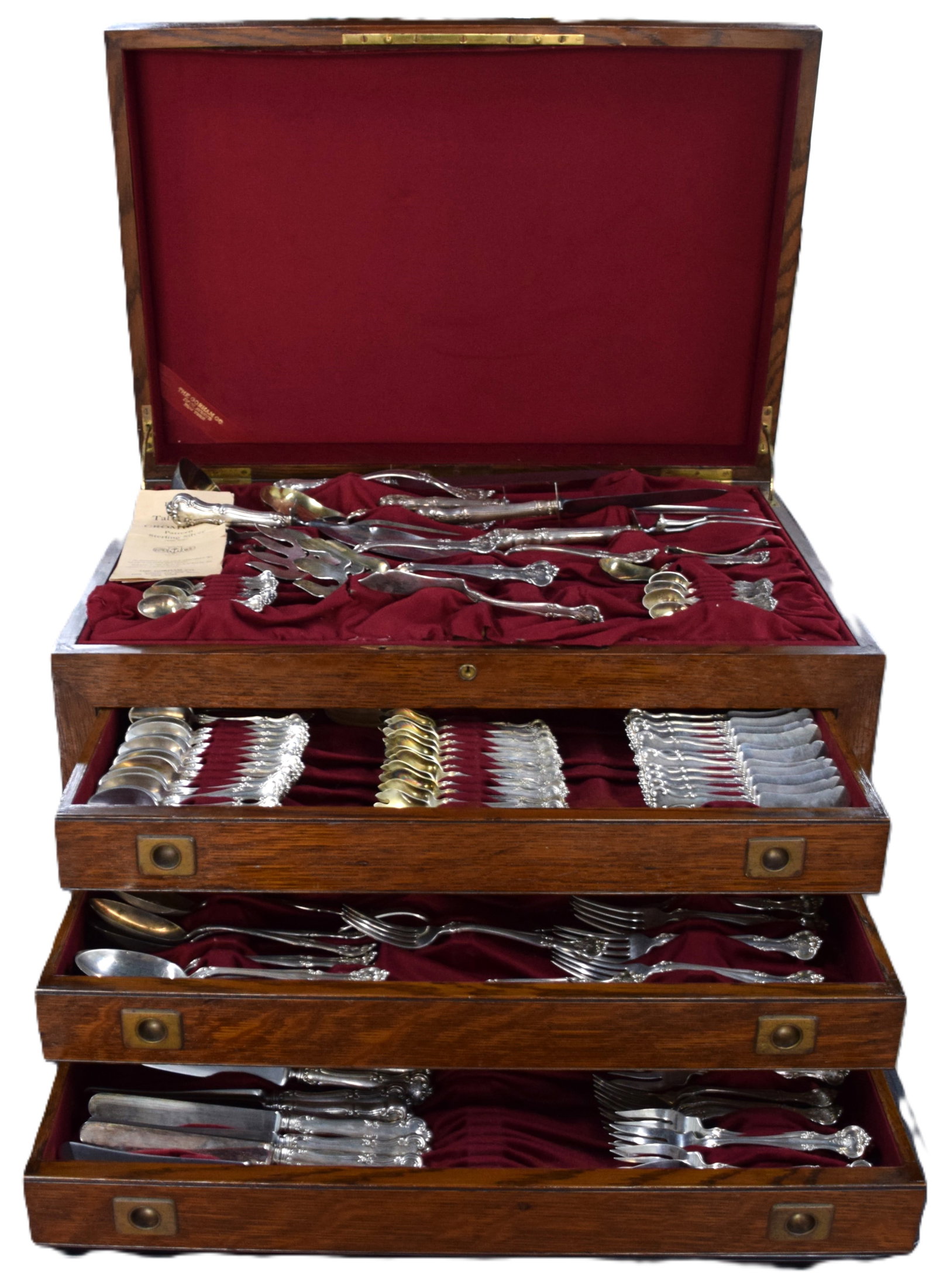 Exceptional Cromwell Gorham Sterling Silver Flat wear Set (1 of 7)