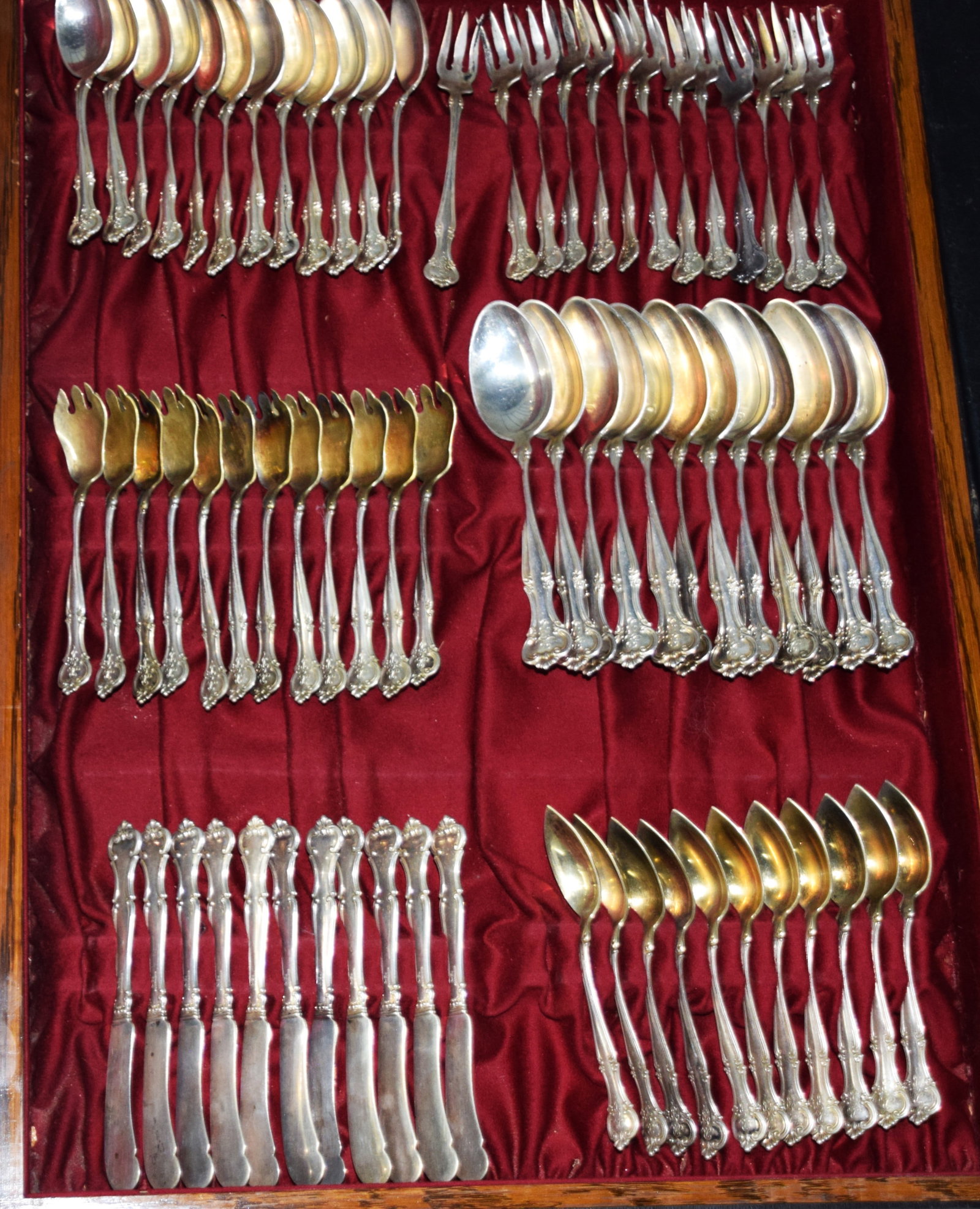 Exceptional Cromwell Gorham Sterling Silver Flat wear Set - 3