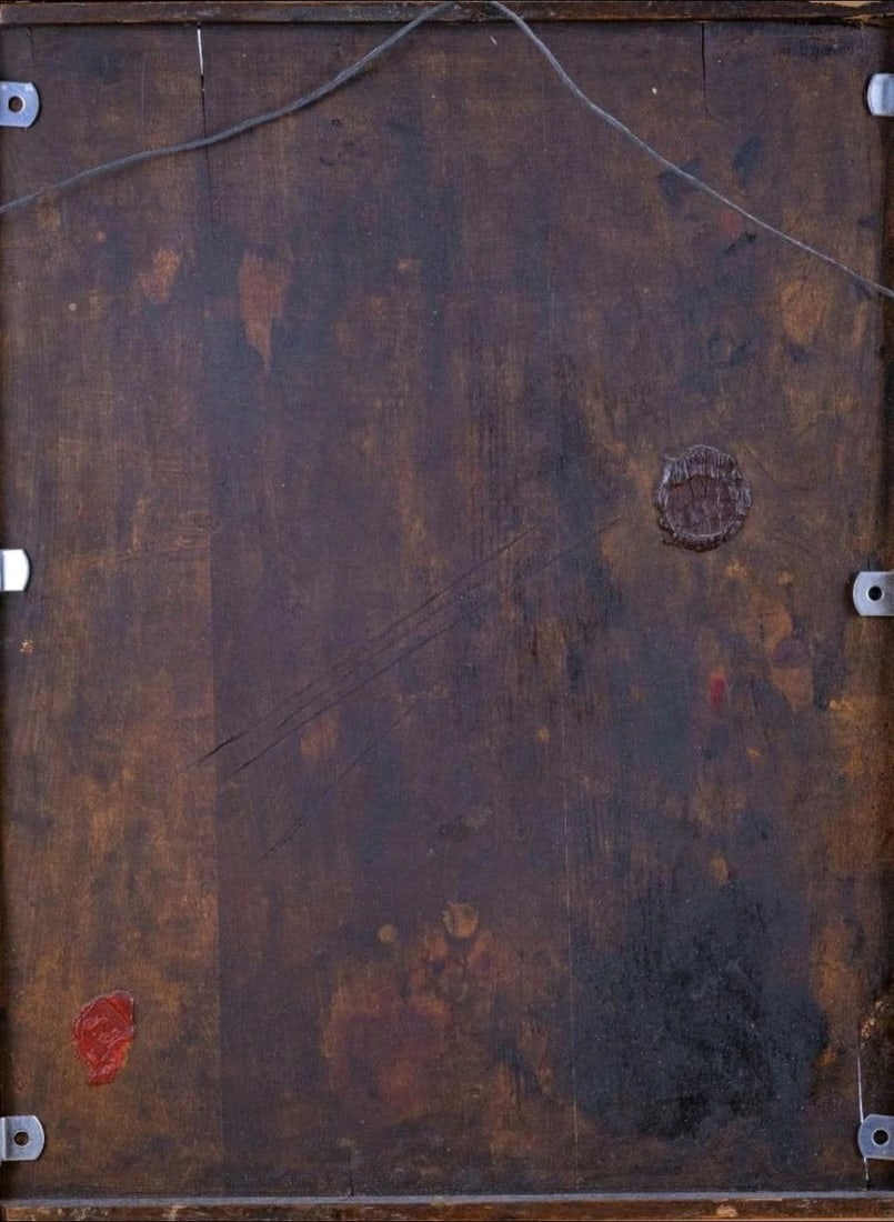 Extremely Rare circa late 17th Century Oil on Wood Panel Painting after; Rembrandt van Rijn (Dutch, - 12