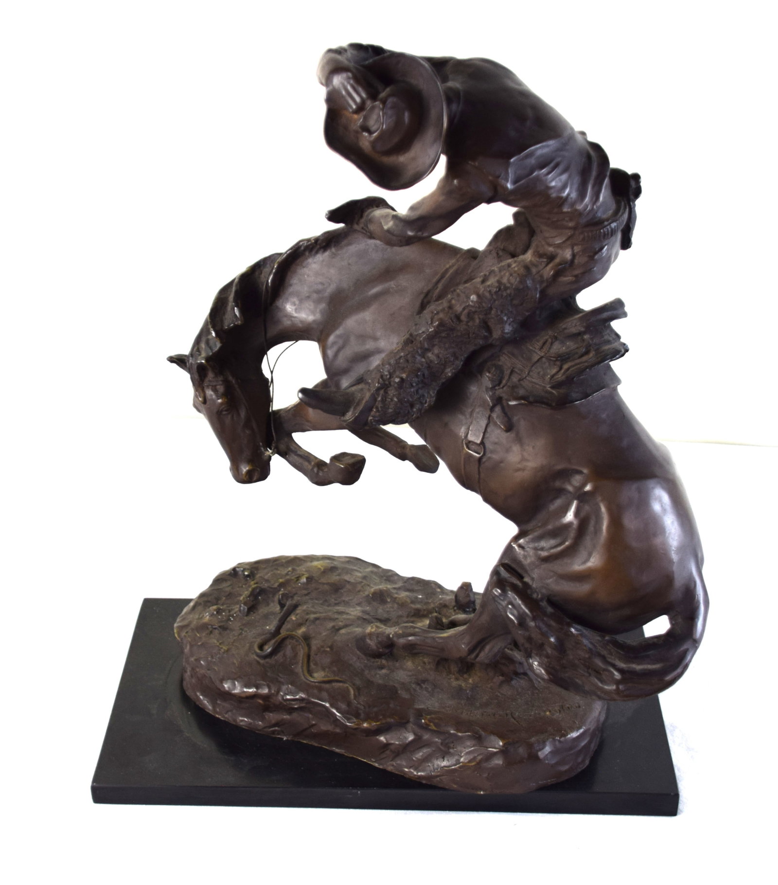 Early Casting Of Frederick Remington Bronze "The Rattlesnake" (1 of 8)