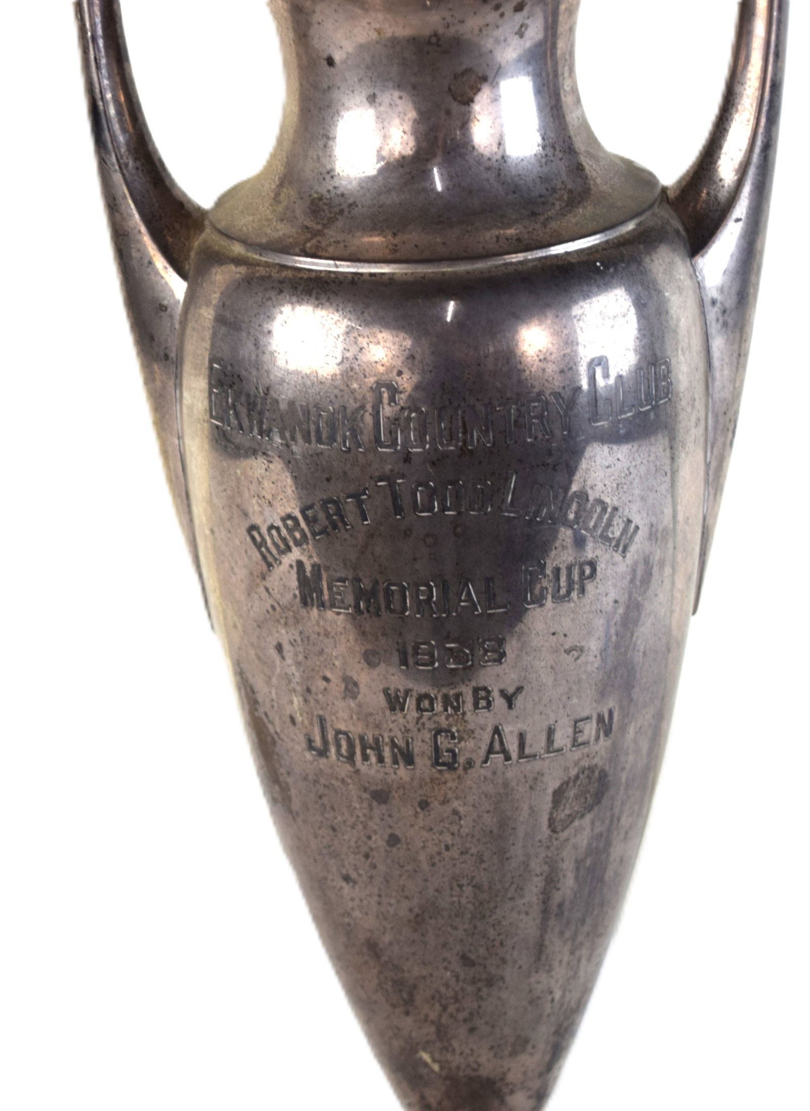 Sterling Silver Golf Trophy - 2