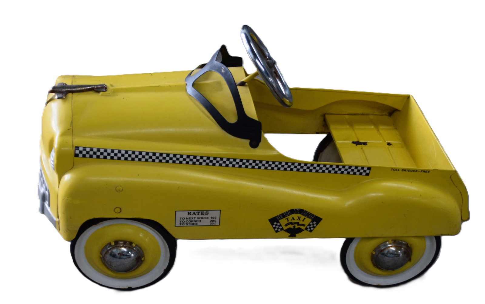 Vintage Style Yellow Cab Pedal Car (1 of 4)