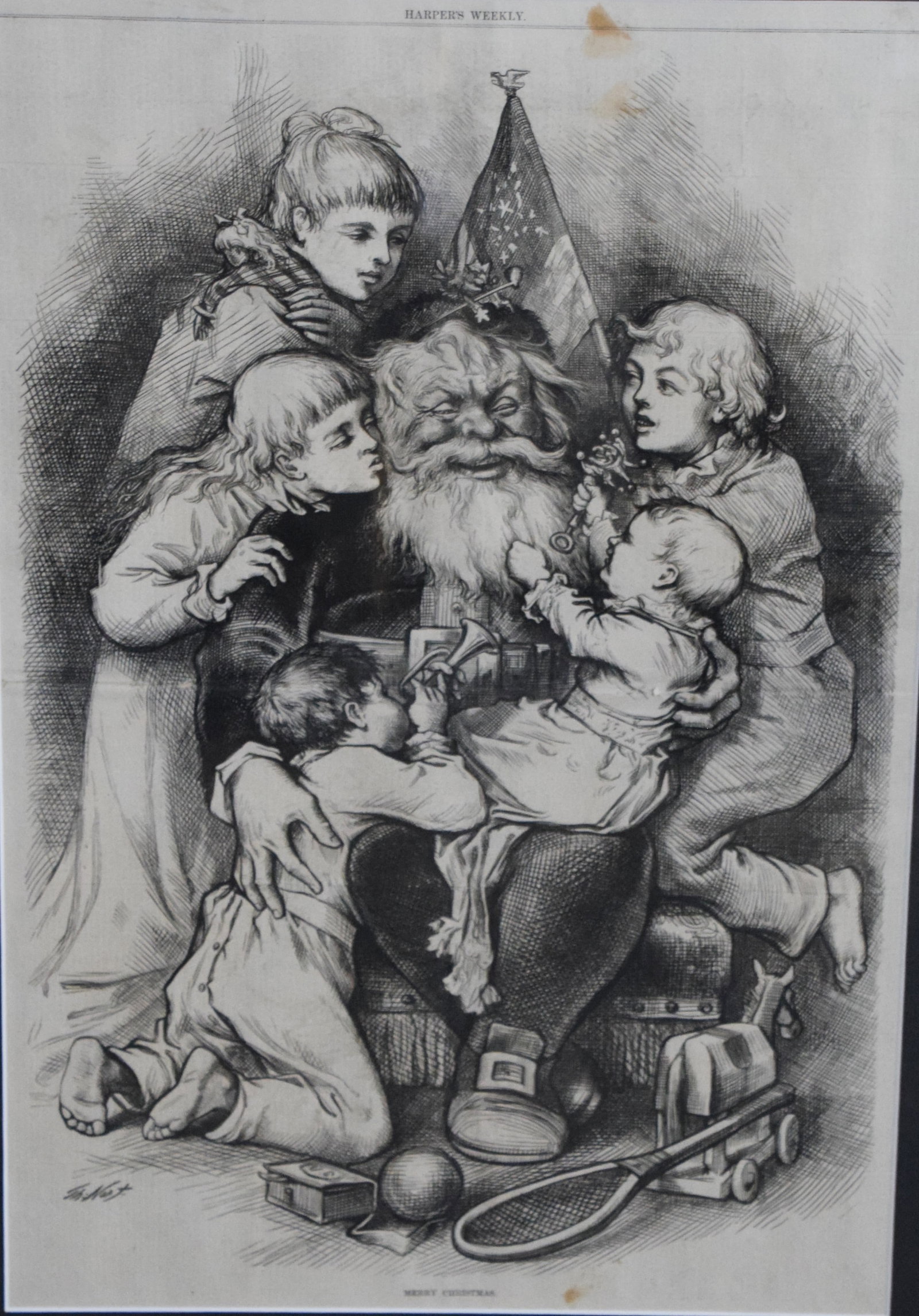 Thomas Nast Woodcut - 2