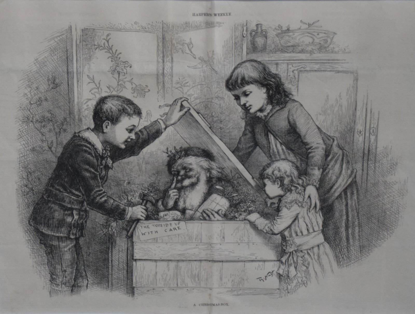 Thomas Nast Woodcut - 5