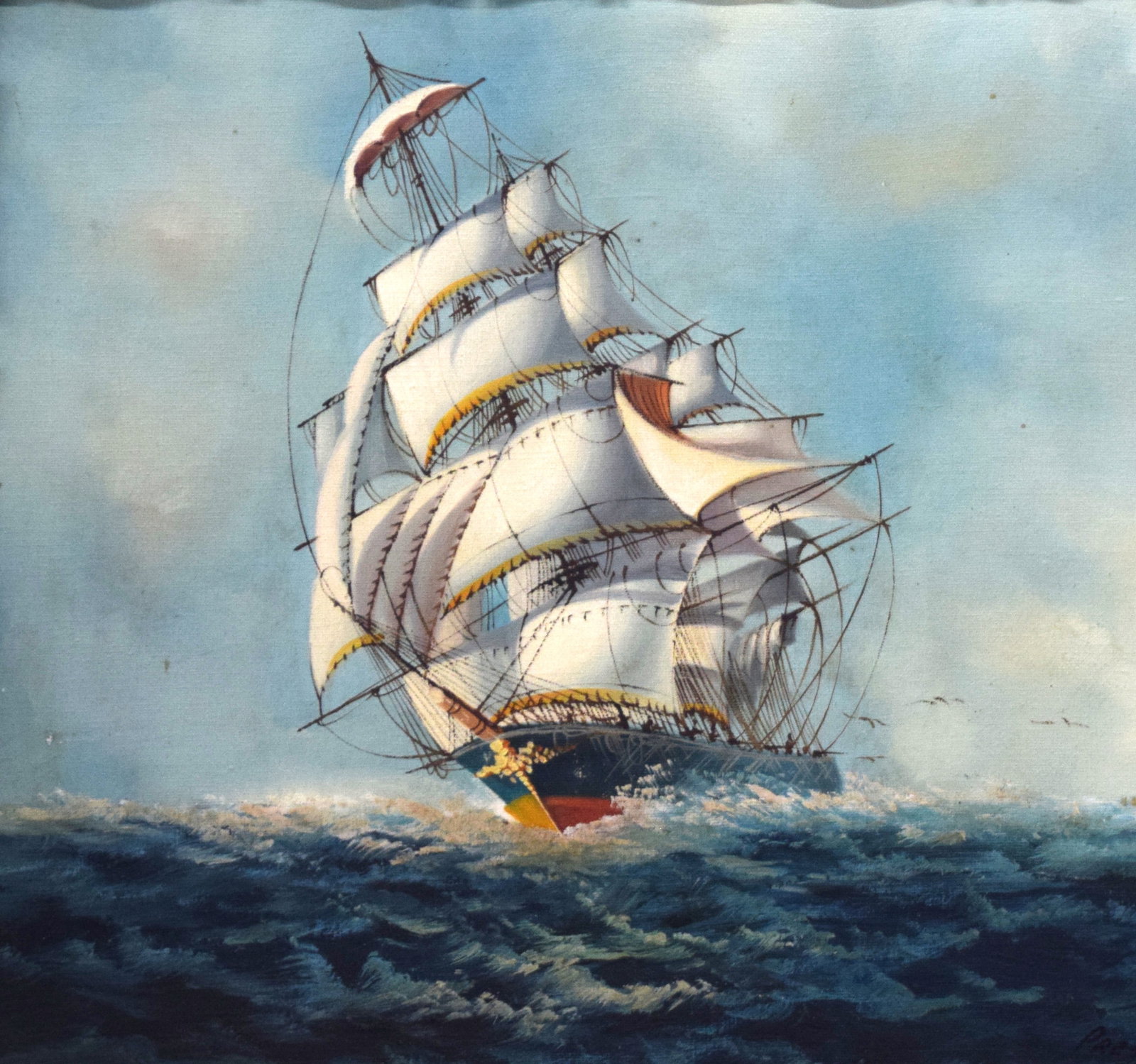 Preston Willis Ship Painting - 2