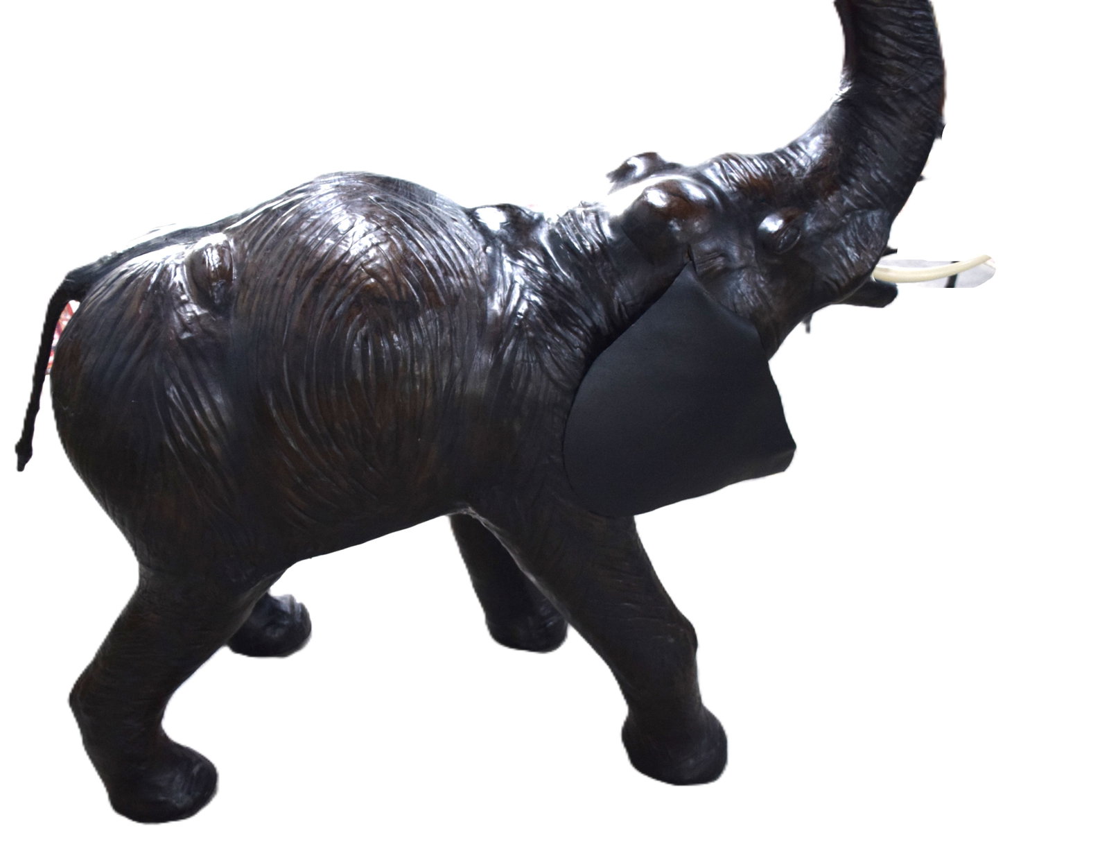 Large Leather Elephant - 7