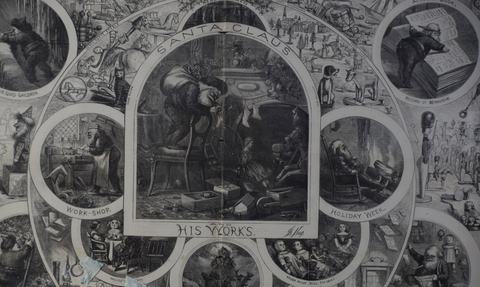 Thomas Nast Woodcut - 2