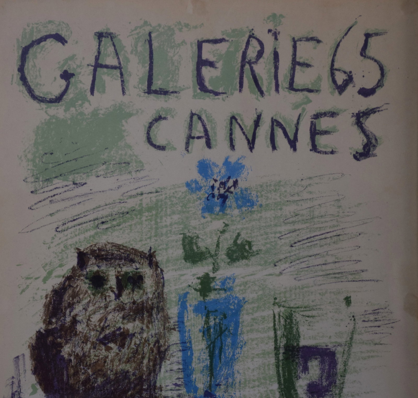 Original 1956 Framed Picasso Cannes Poster - 3