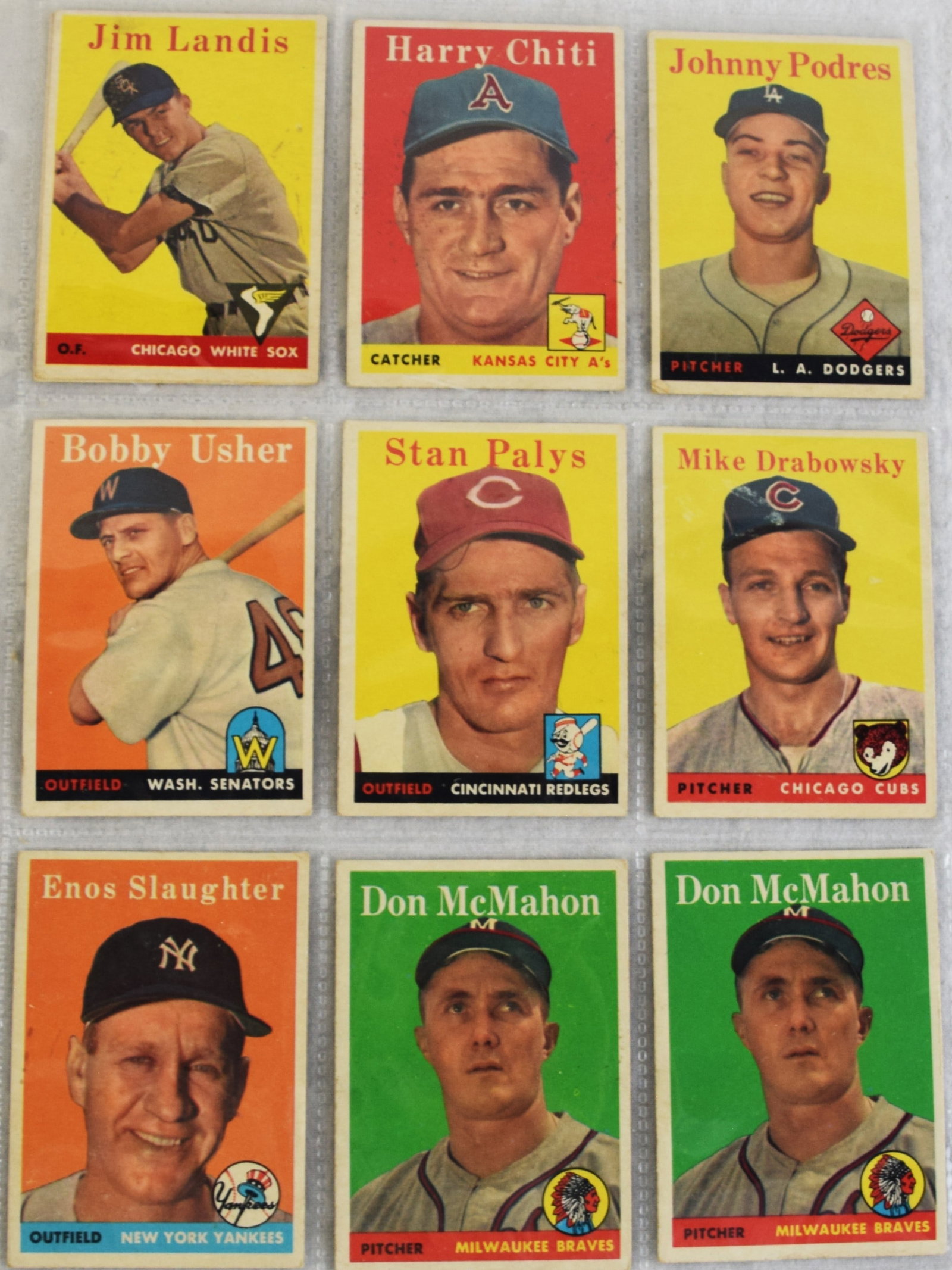 1958-59 Topps Baseball cards - 4
