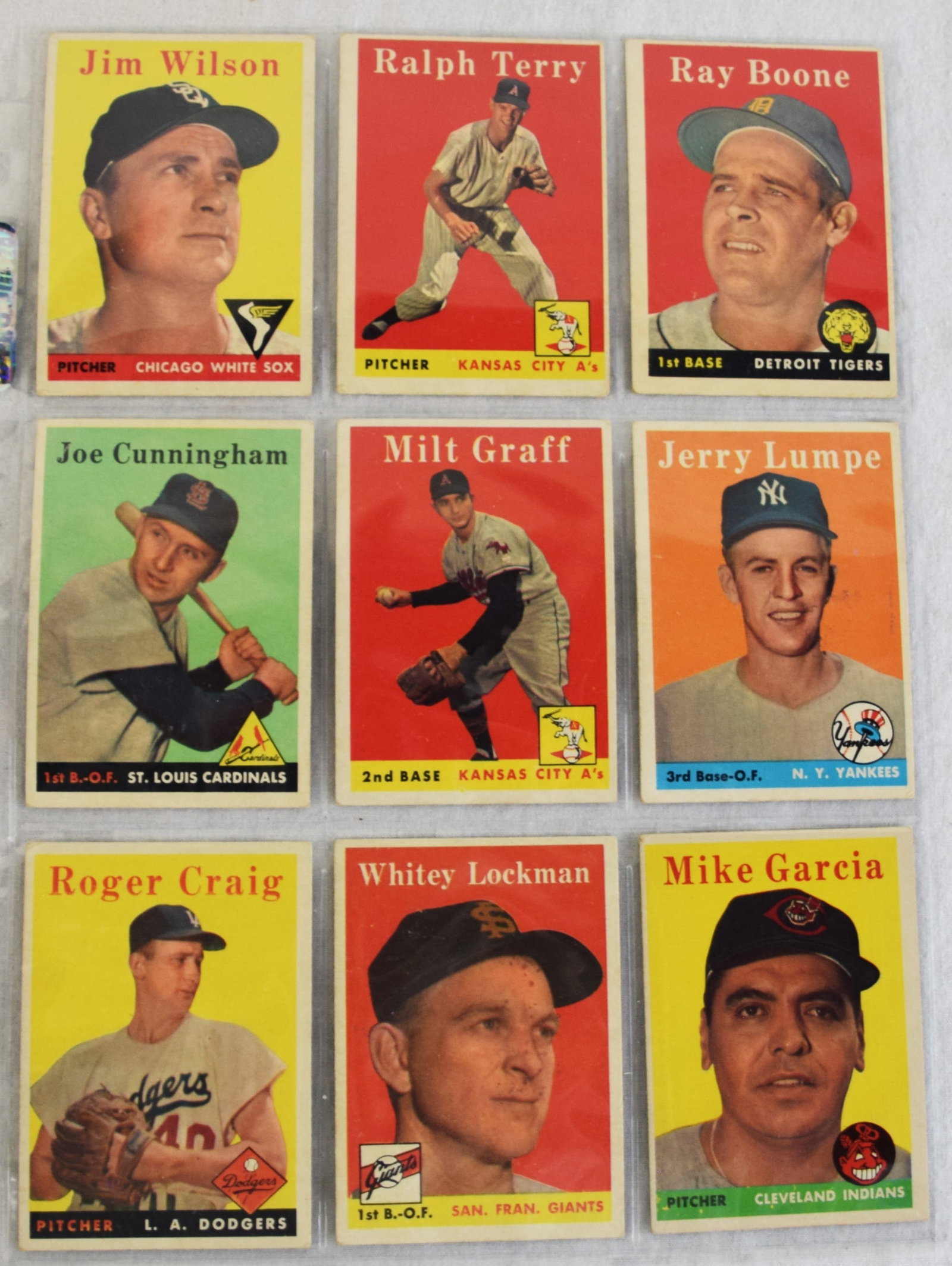 1958-59 Topps Baseball cards - 5