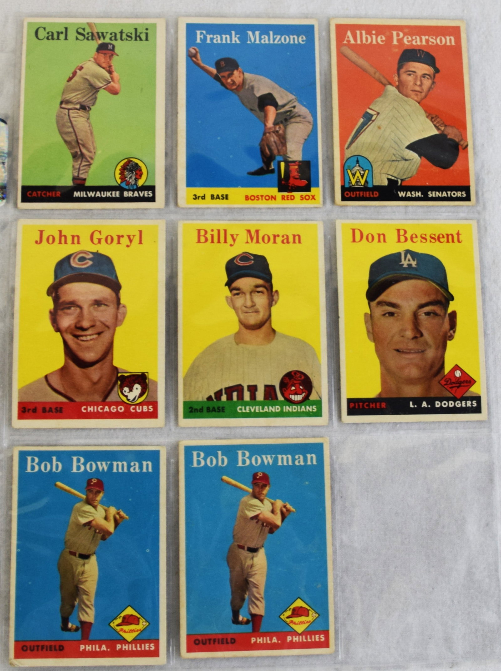 1958-59 Topps Baseball cards - 6