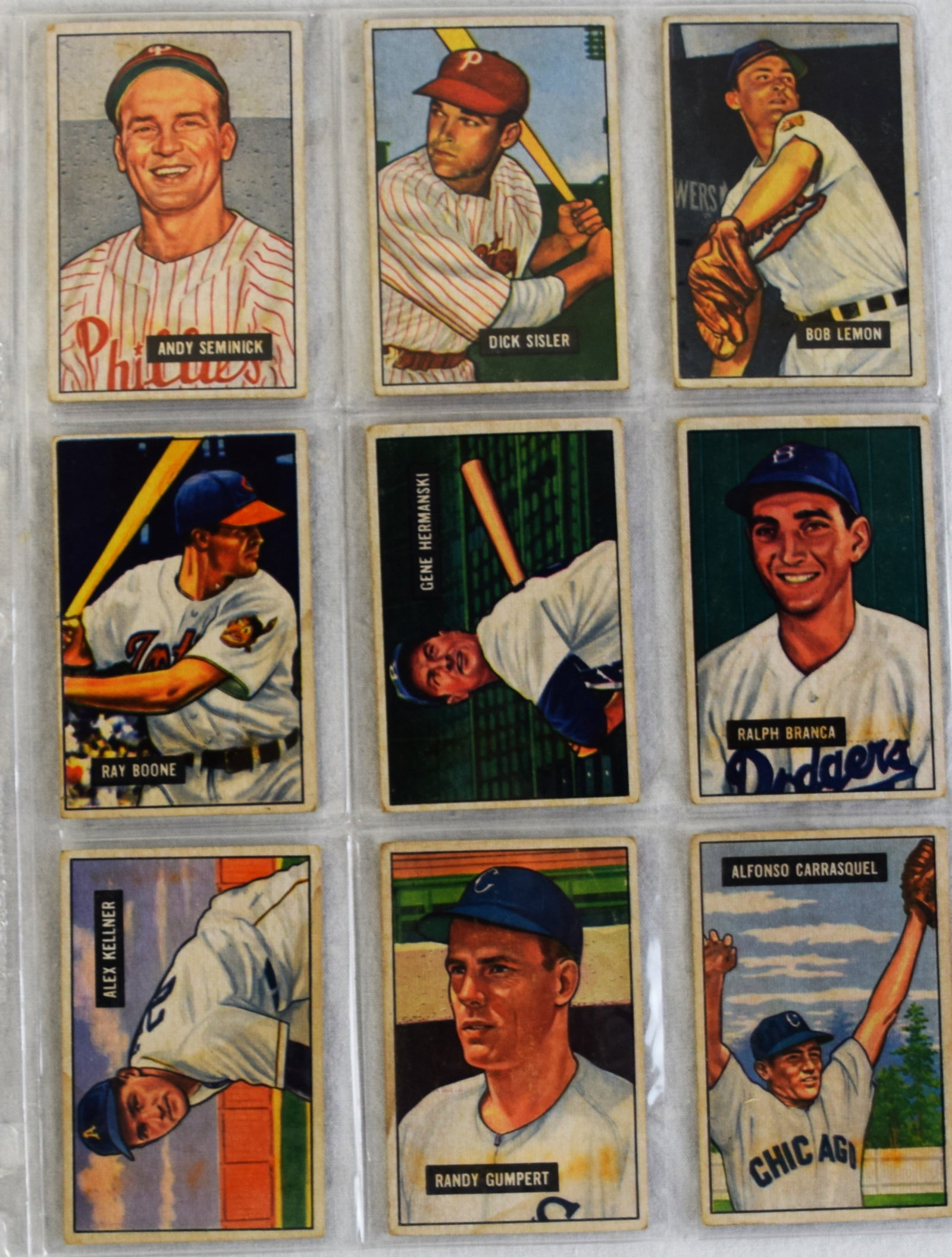1951 Bowman Baseball Cards - 7