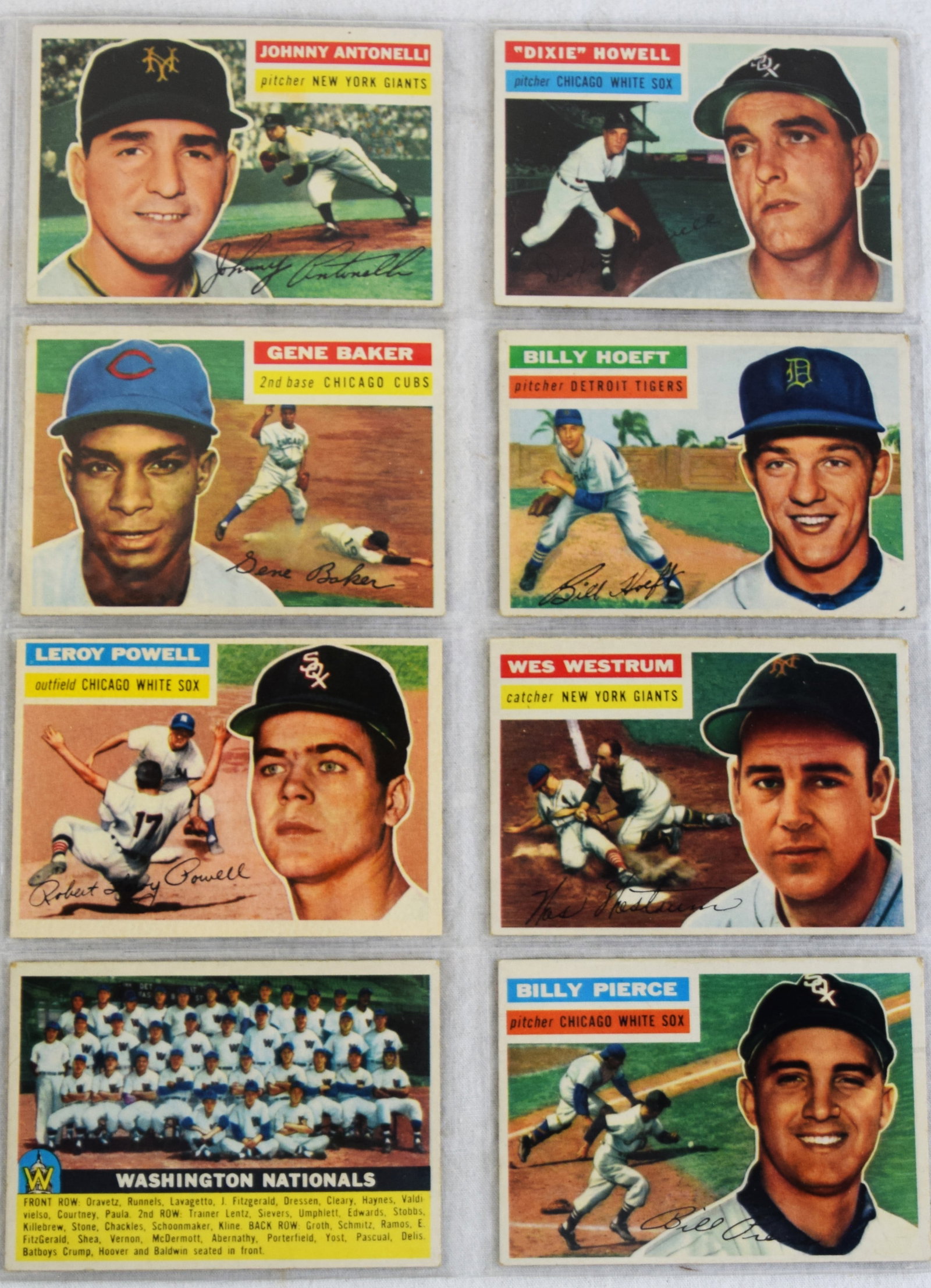 1954-55-56 Topps Baseball Cards - 13