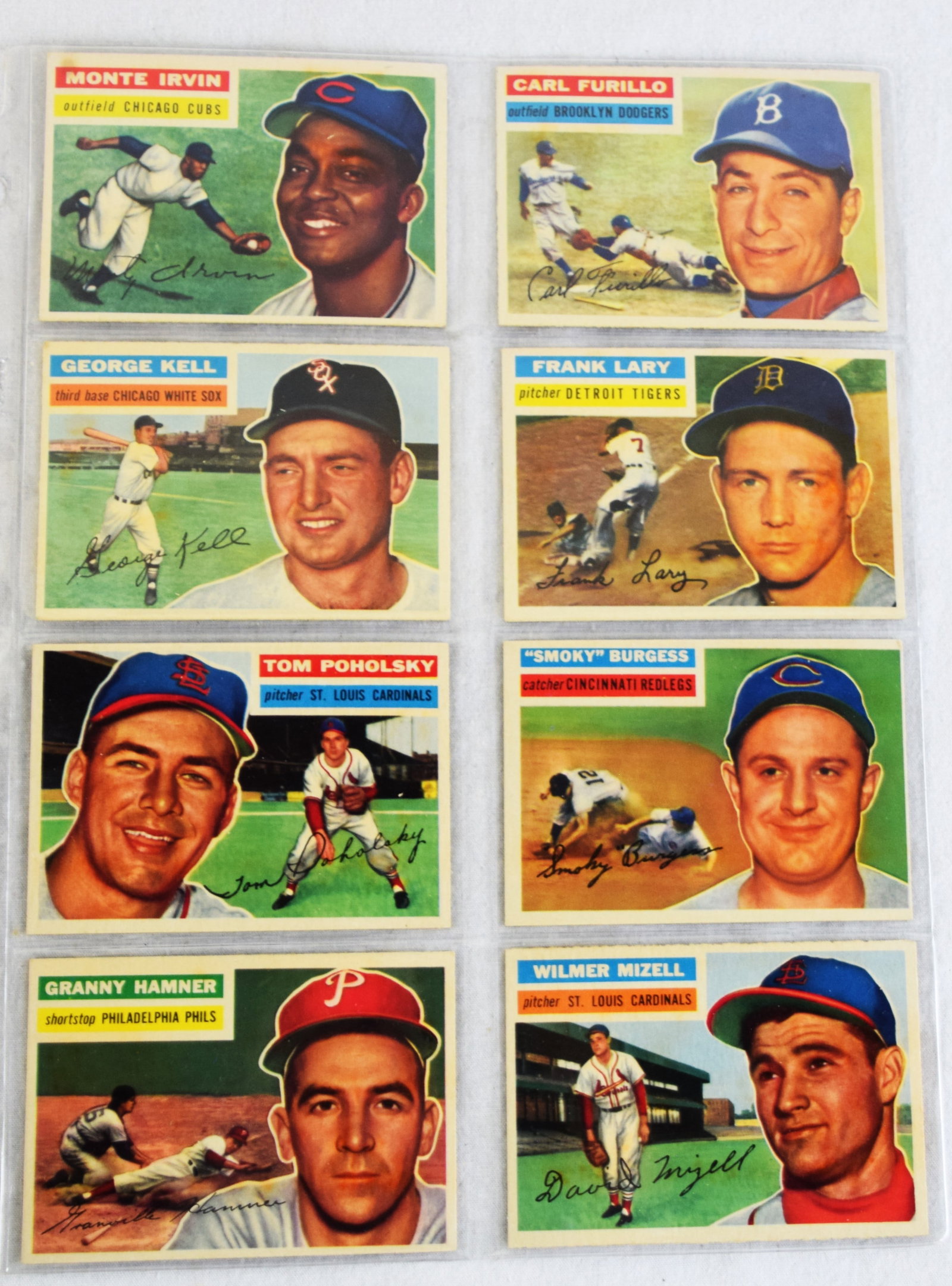 1954-55-56 Topps Baseball Cards - 16