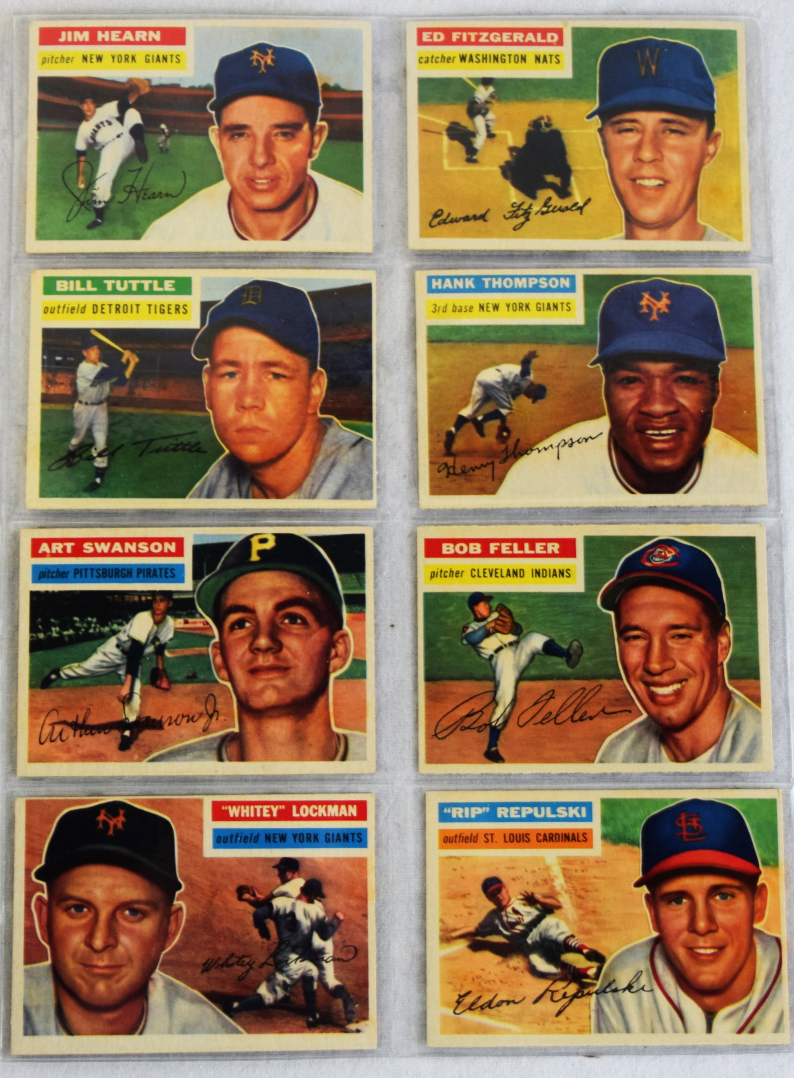 1954-55-56 Topps Baseball Cards - 17