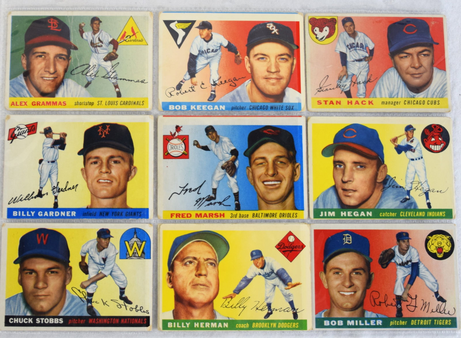 1954-55-56 Topps Baseball Cards - 4