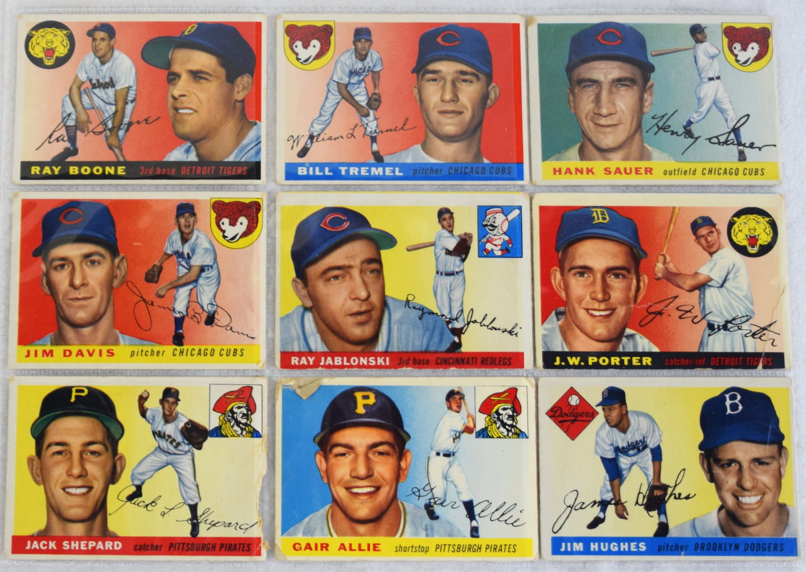 1954-55-56 Topps Baseball Cards - 6