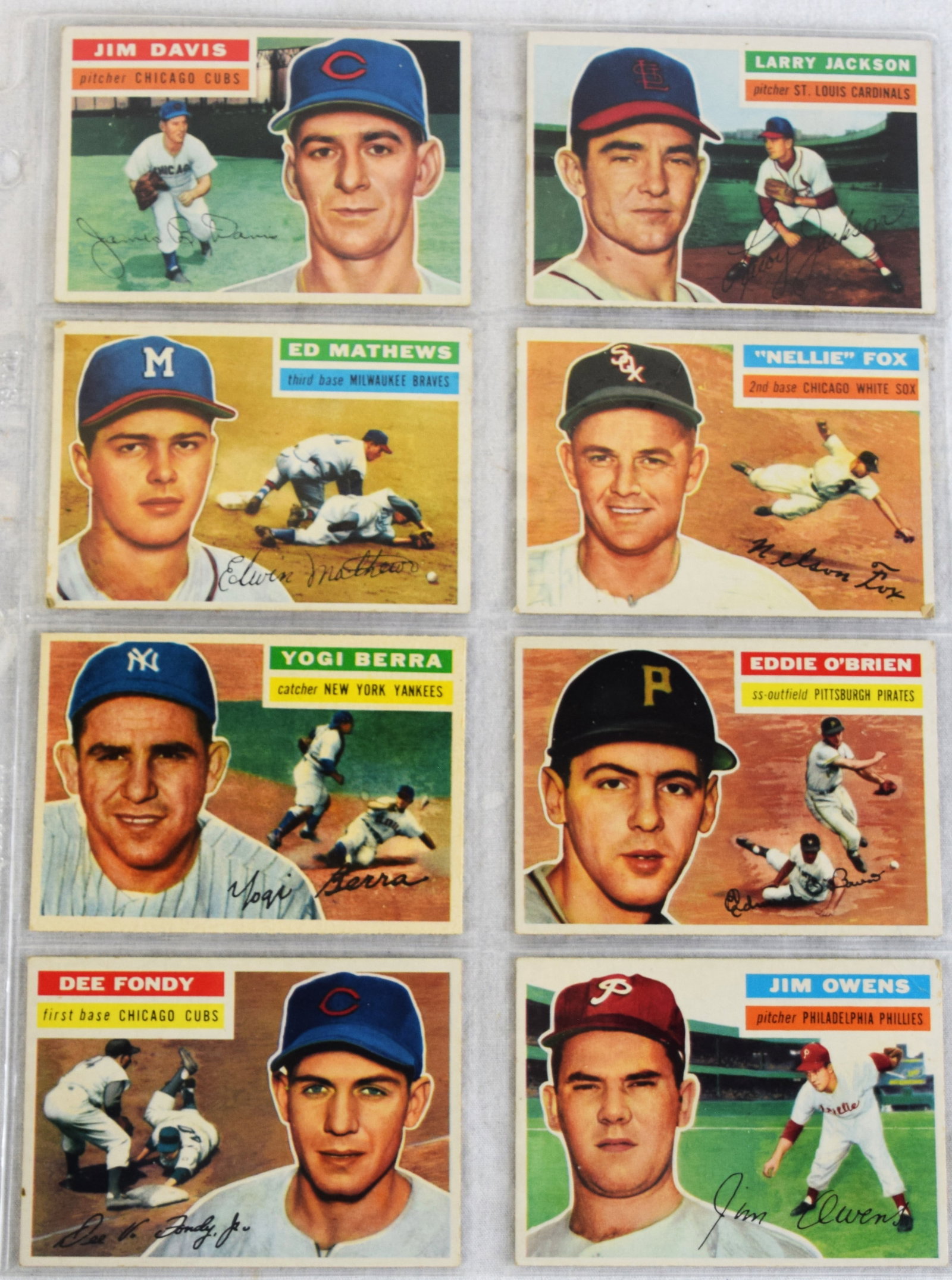 1954-55-56 Topps Baseball Cards - 8