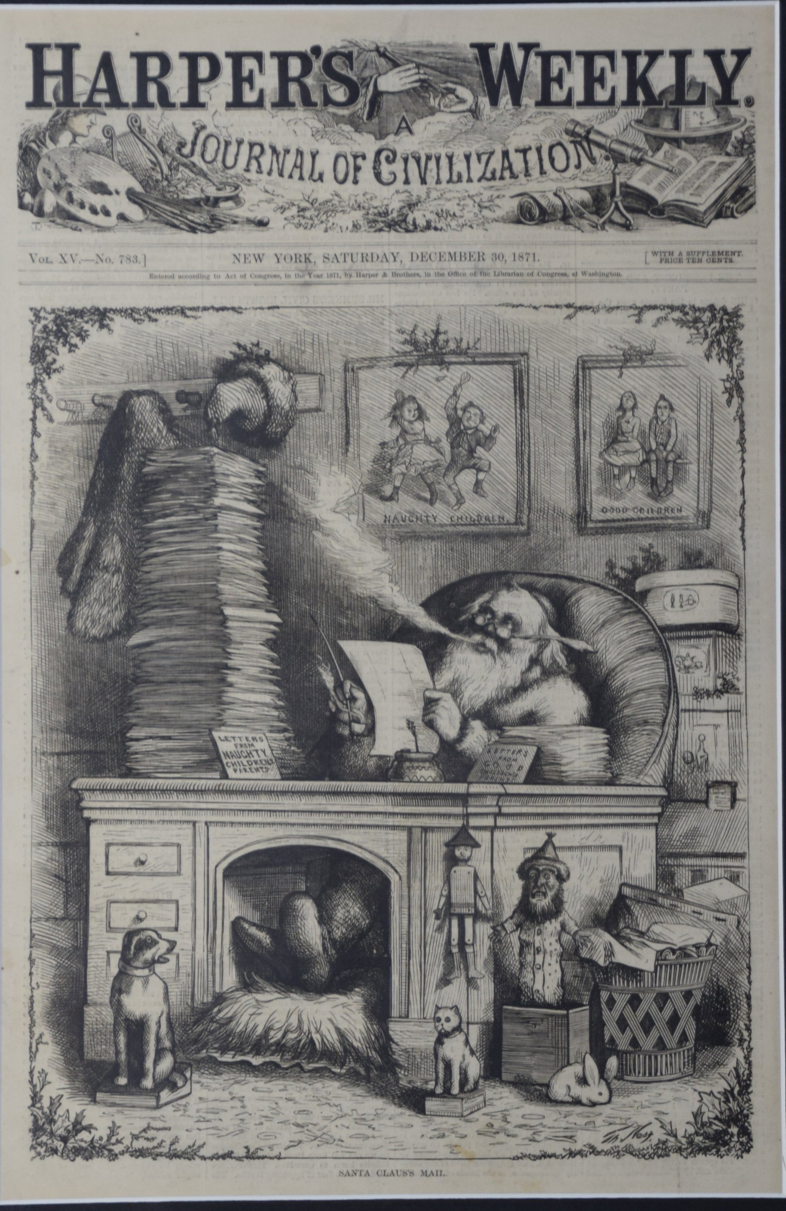 Two Thomas Nast Woodcuts - 2