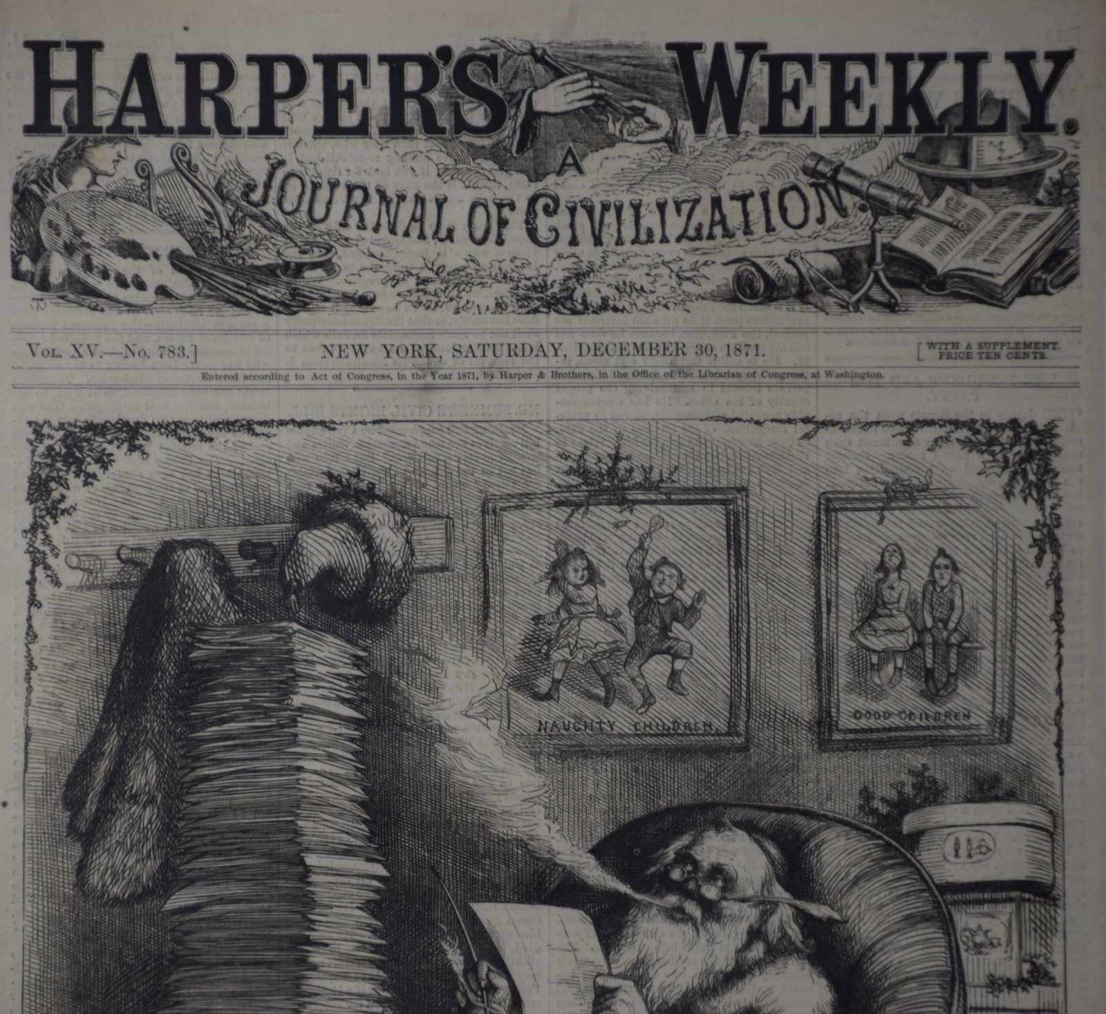 Two Thomas Nast Woodcuts - 3