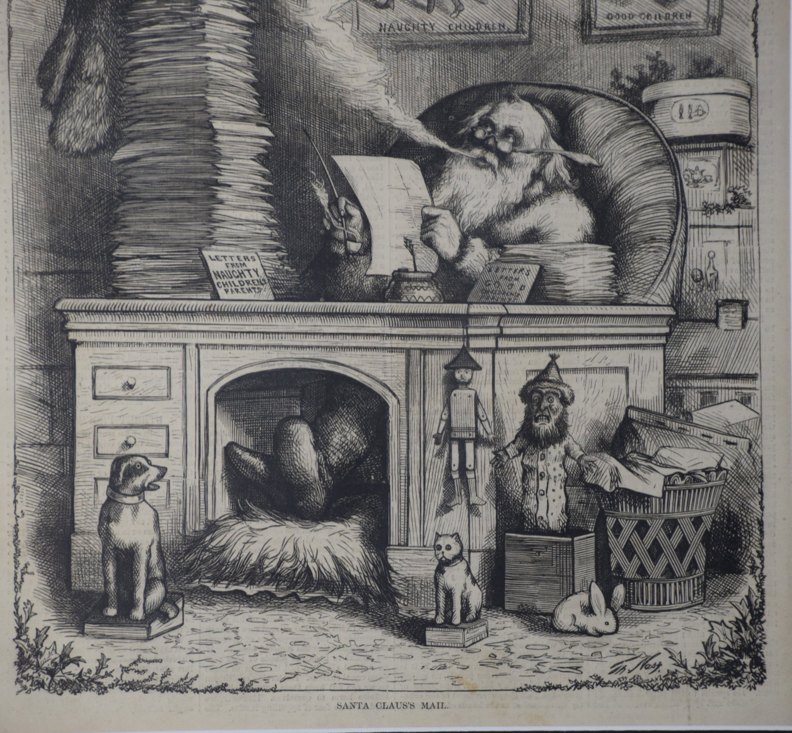 Two Thomas Nast Woodcuts - 4
