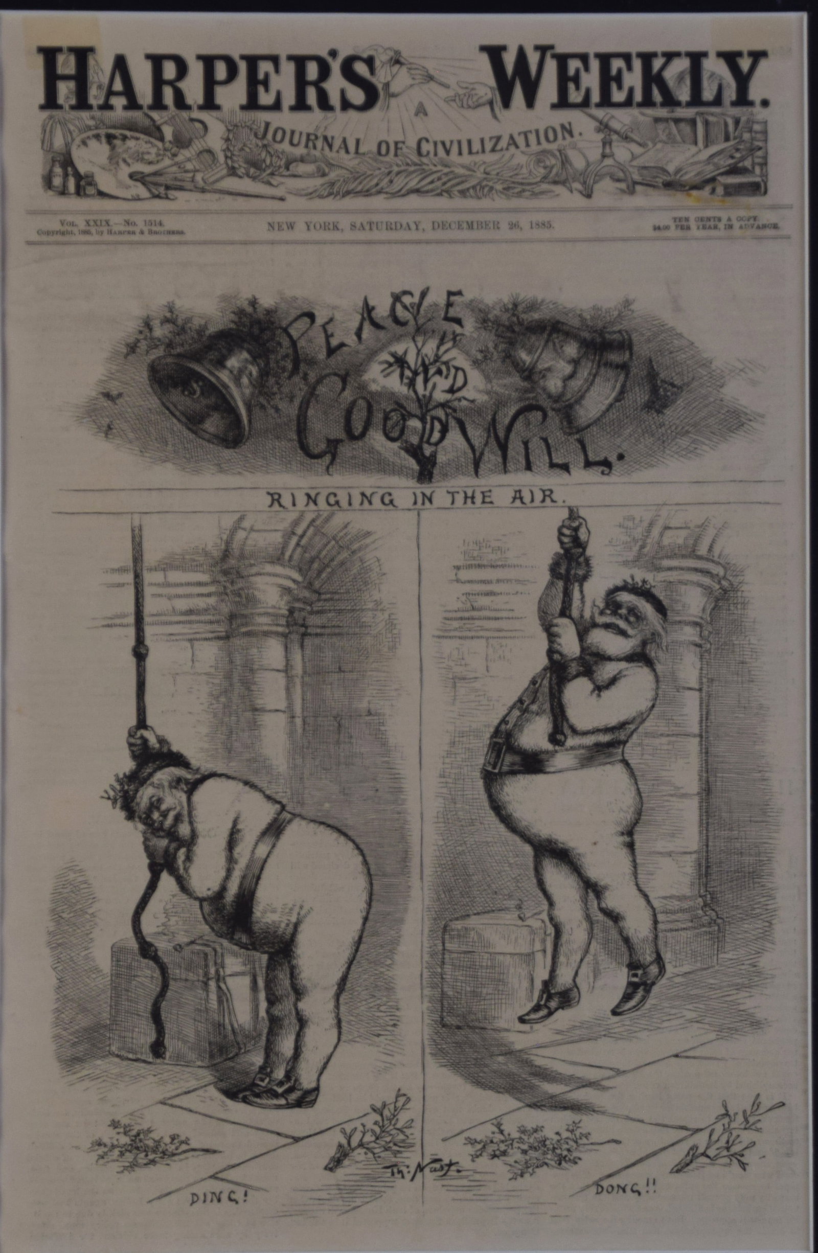 Two Thomas Nast Woodcuts - 5