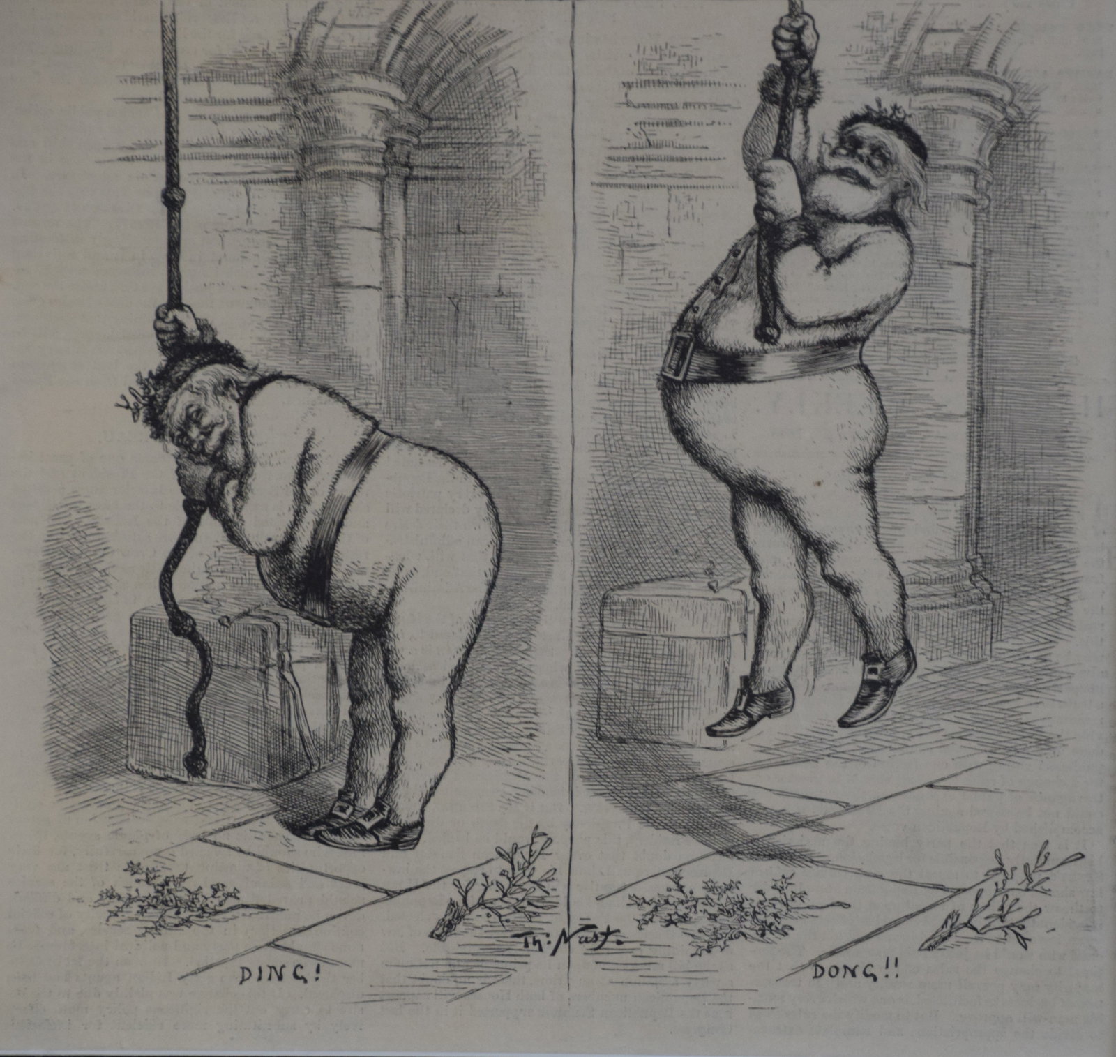 Two Thomas Nast Woodcuts - 7