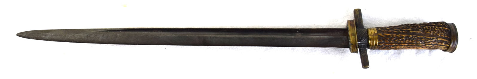 American Deer Grip Hunting Sword Late 18th Or Early 19th Century (1 of 6)