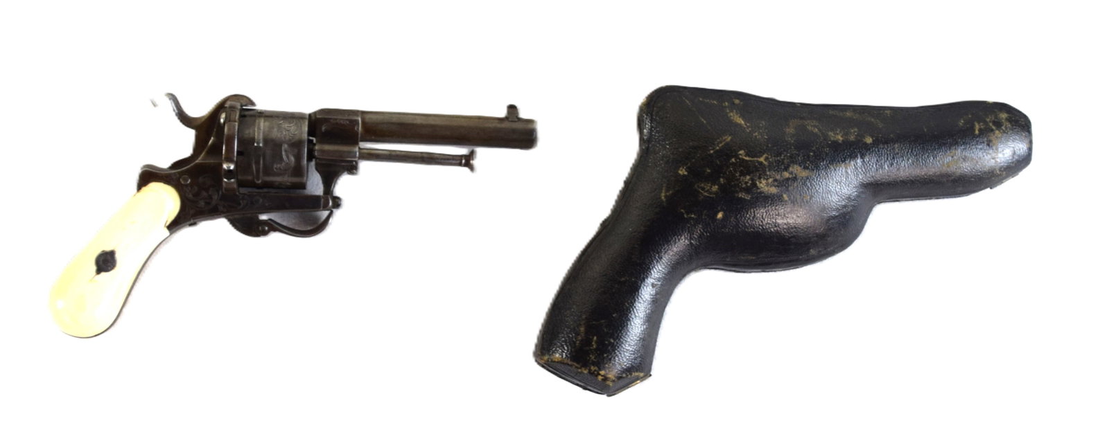 Rare Boxed Belgian Pin Fire Pistol - 3