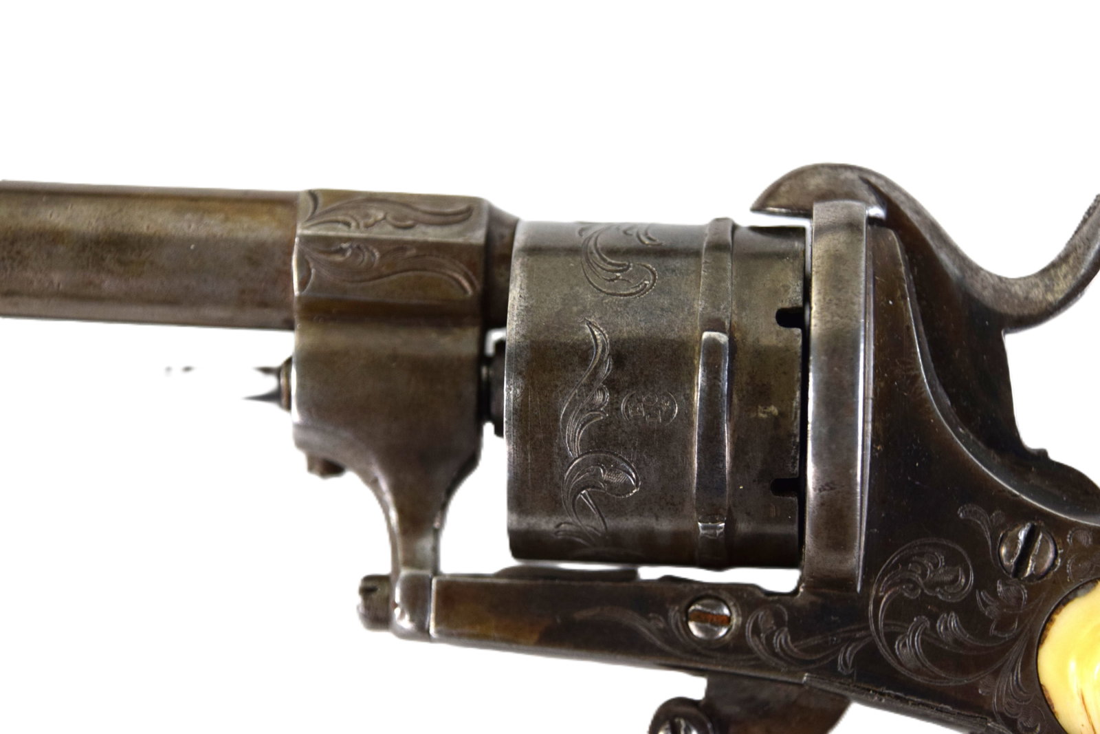 Rare Boxed Belgian Pin Fire Pistol - 4