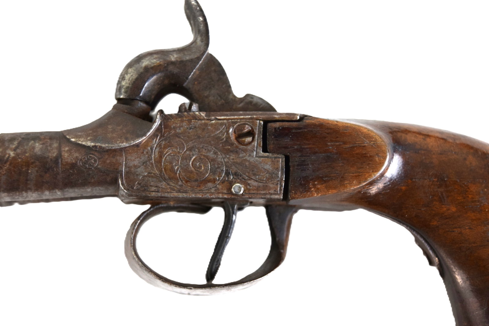 Double Barrel Percussion Pistol - 4