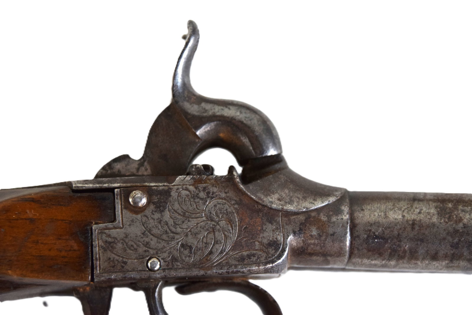 Double Barrel Percussion Pistol - 5