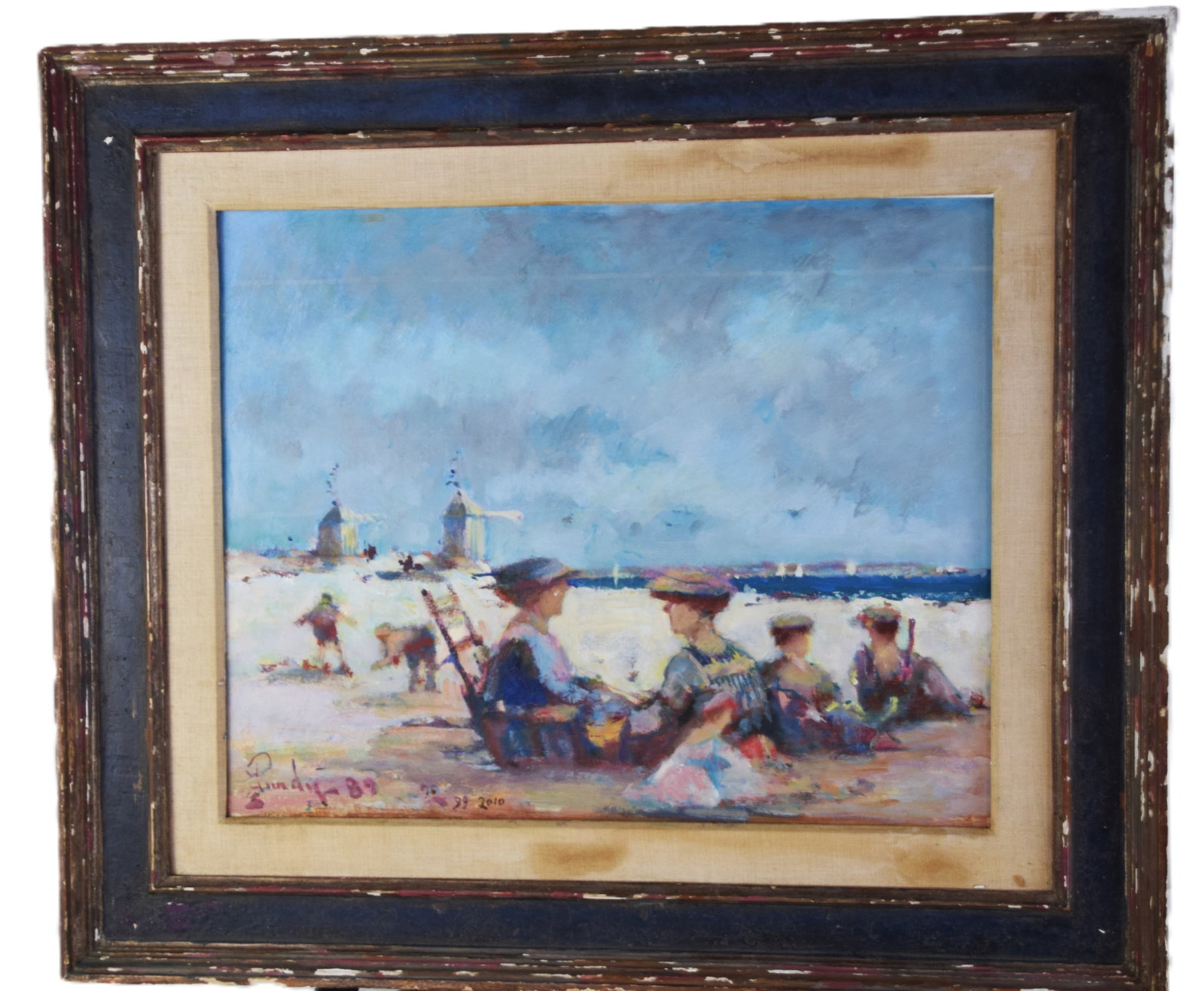 20th Century Impressionist Beach Scene Donald Roy Purdy (1 of 6)