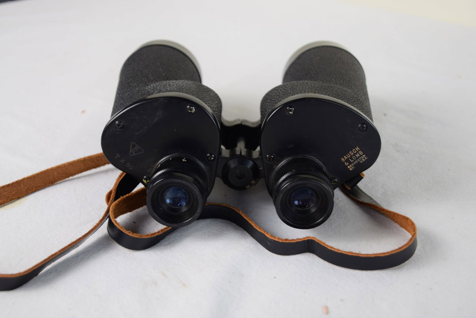 WWII Binoculars With Original Case - 3