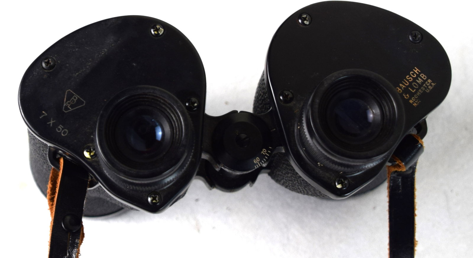 WWII Binoculars With Original Case - 4