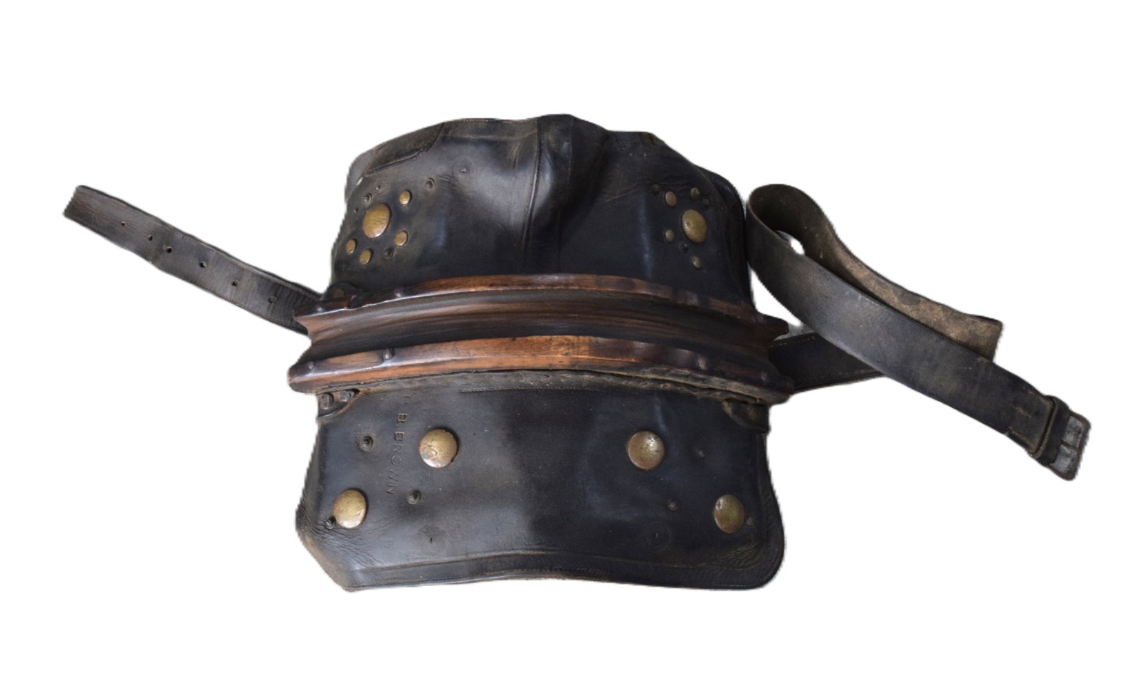 Civil War Era Military Pack Saddle: Civil War Era military pack saddle circa 1860. The saddle is built on a heavy duty wooden platform with a protruding wooden channel, based in the center of the saddle. The soldier would drape a cargo