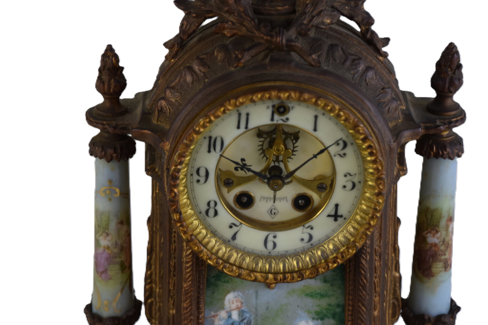 French Bronze Shelf Clock - 2