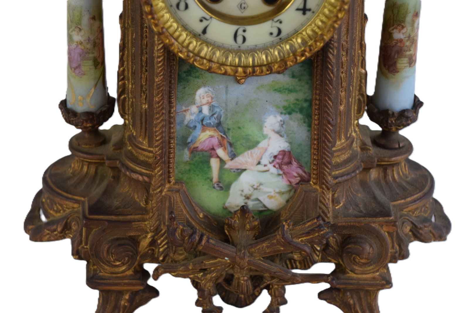 French Bronze Shelf Clock - 3