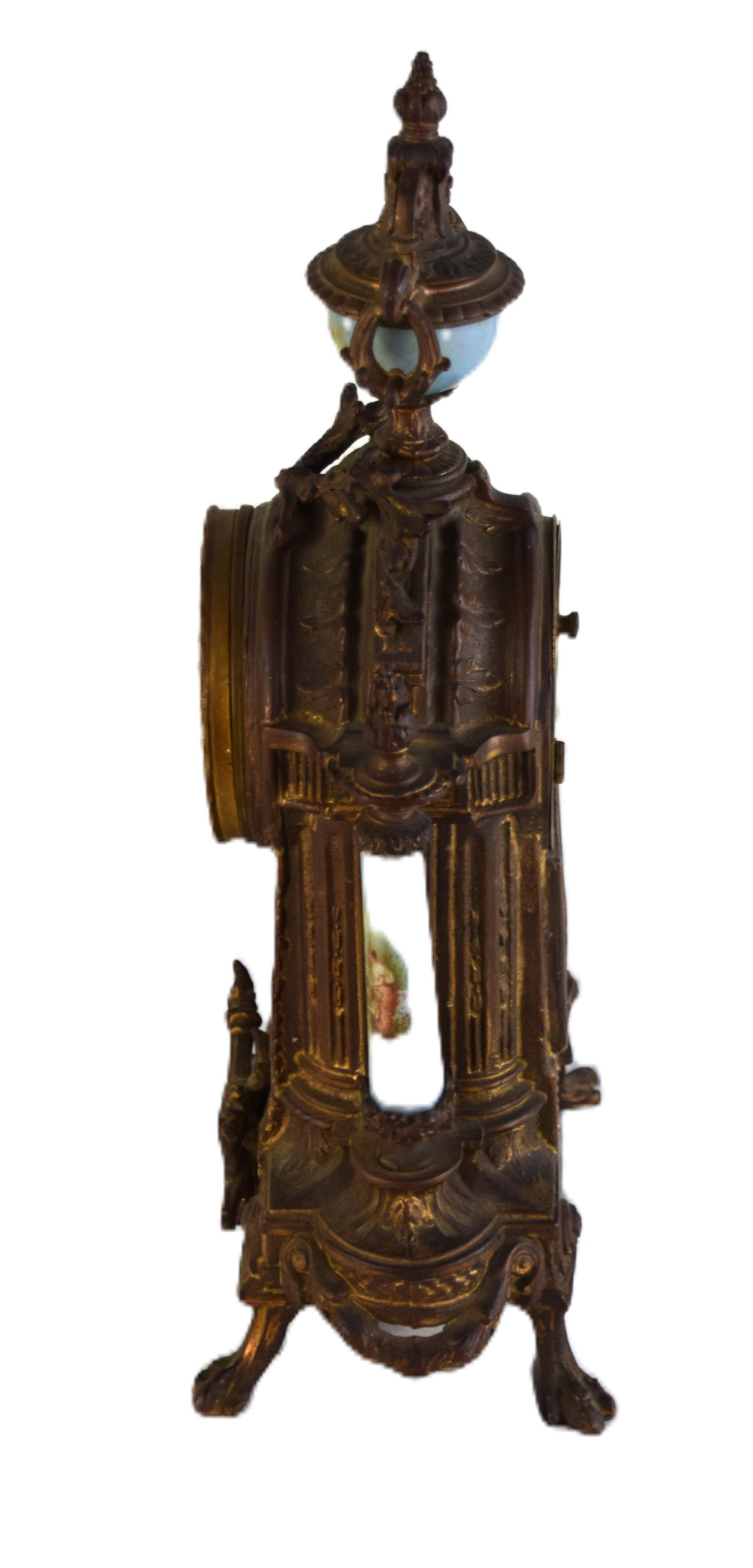 French Bronze Shelf Clock - 5