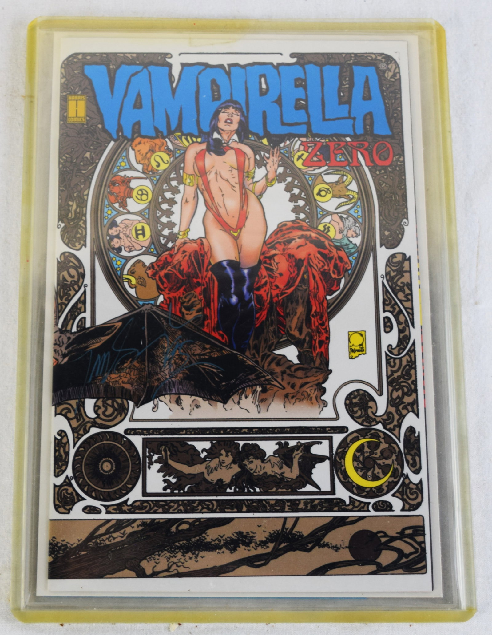 Comic Book Vampirella #0 Royal Blue Addition: Copy of the Harris Comics, Vampirella #0, Royal Blue edition, one of hundred printed. Certificate of Authenticity included.