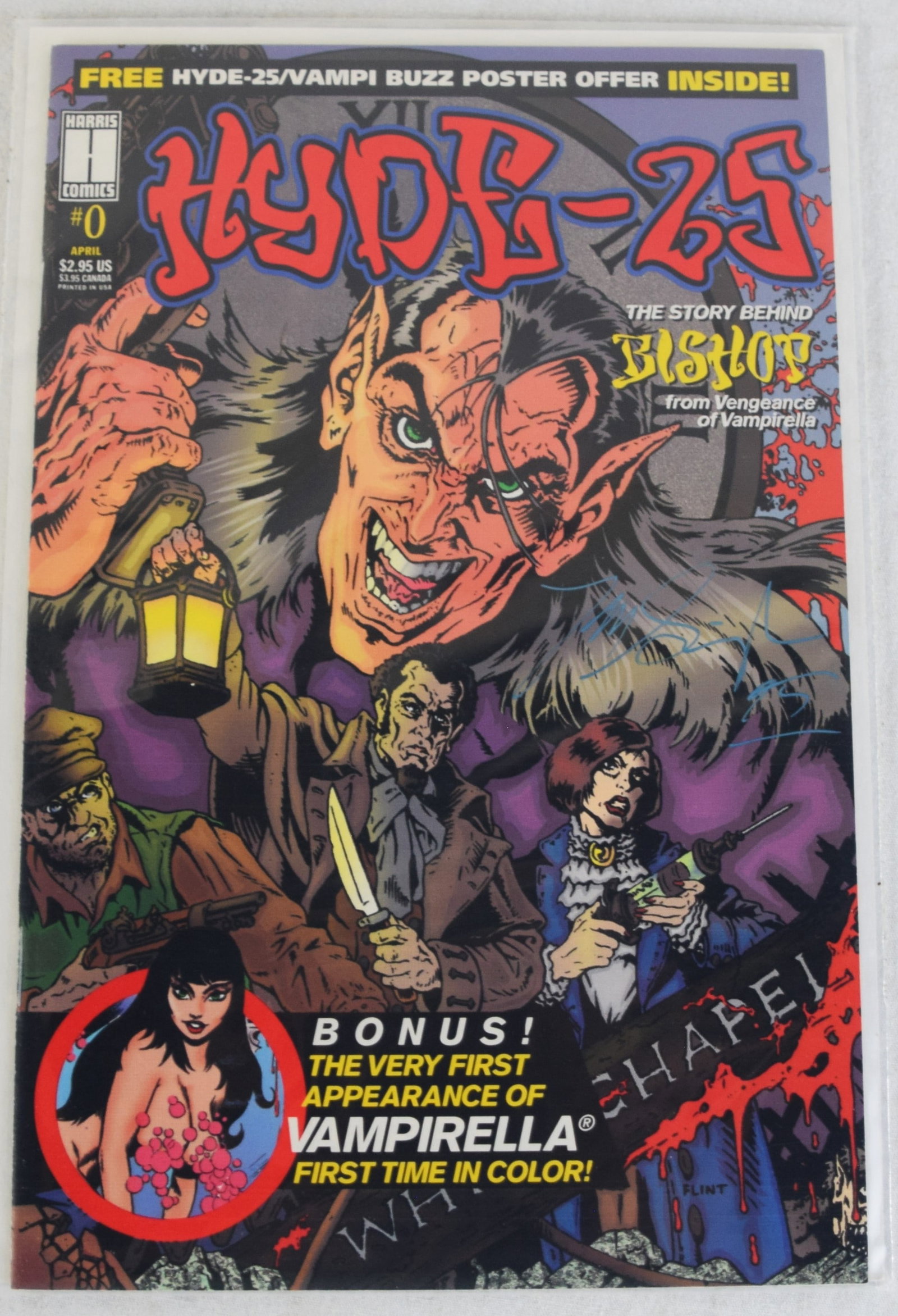 Twelve Signed Vampirella Comics Including #0 Red edition - 12